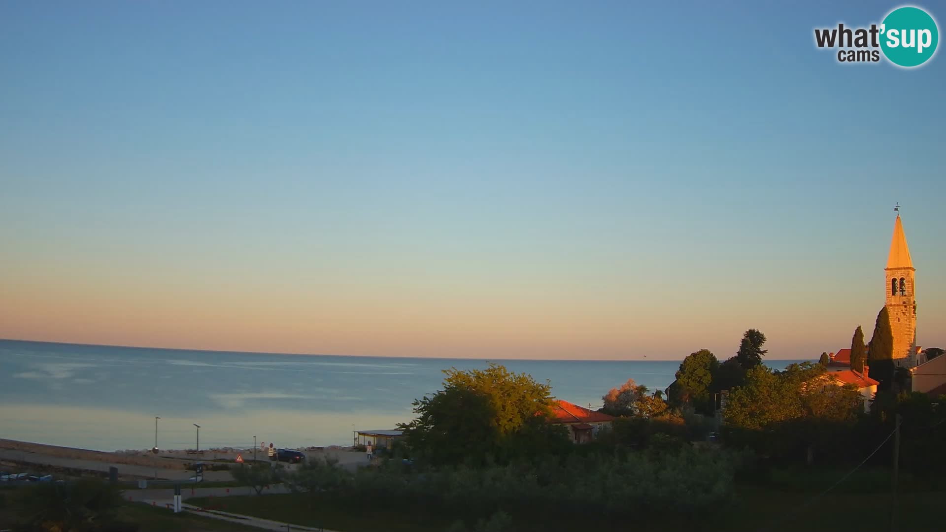 Umag spletna kamera Lovrečica – Istra – Hrvaška