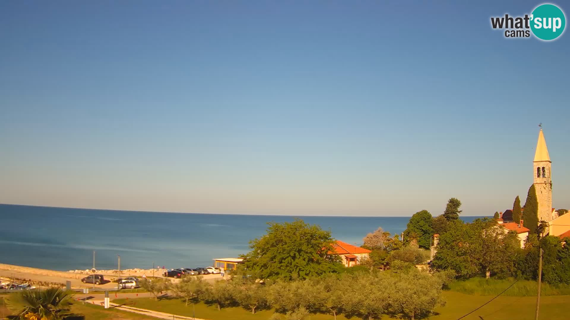 Umag spletna kamera Lovrečica – Istra – Hrvaška
