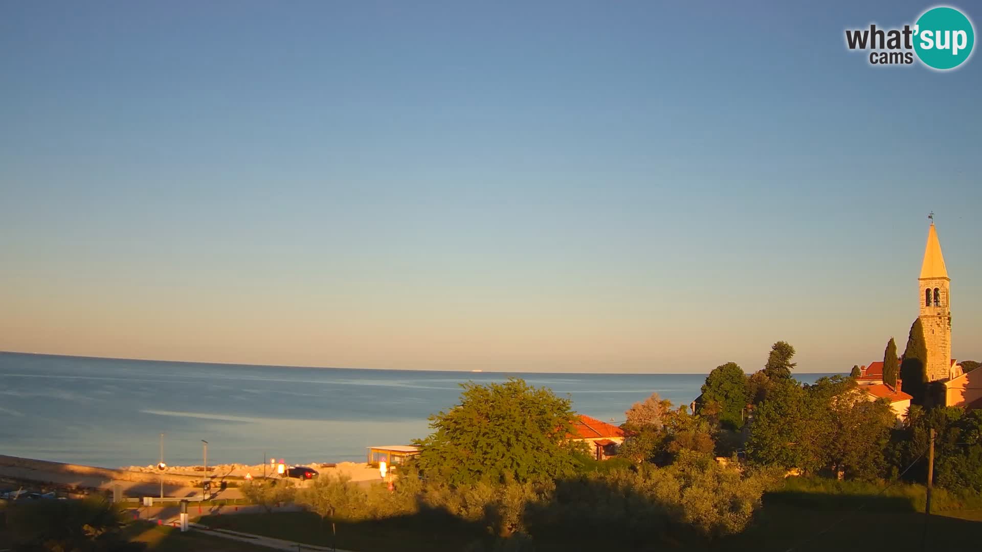 Umag Webcam en direct Lovrečica / San Lorenzo – Istrie – Croatie