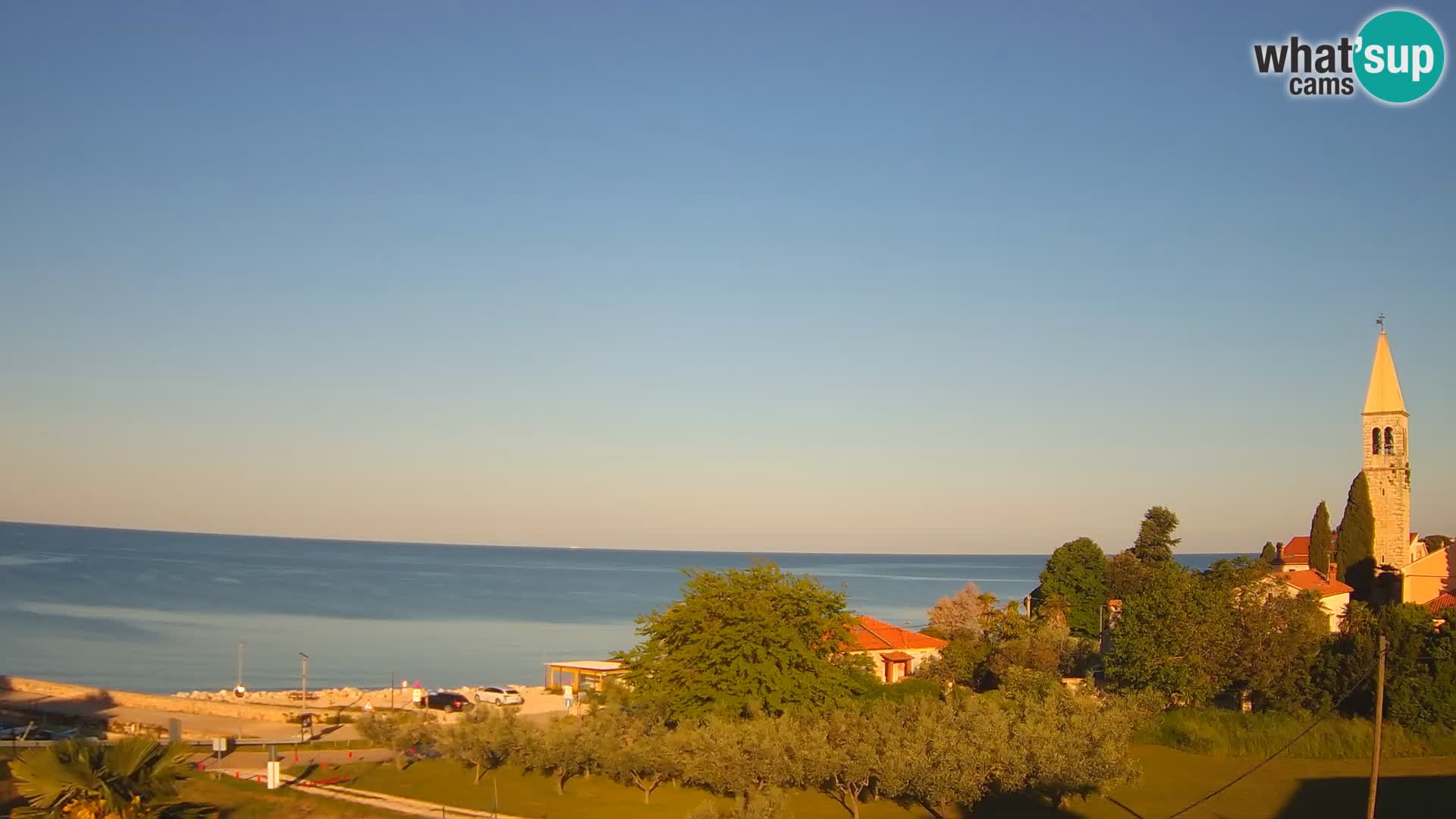 Umag Webcam uživo Lovrečica / San Lorenzo – Istra – Hrvatska