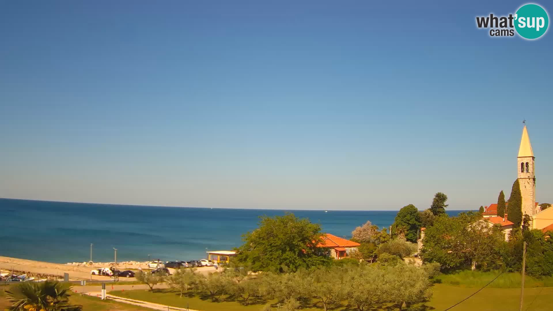 Umag spletna kamera Lovrečica – Istra – Hrvaška