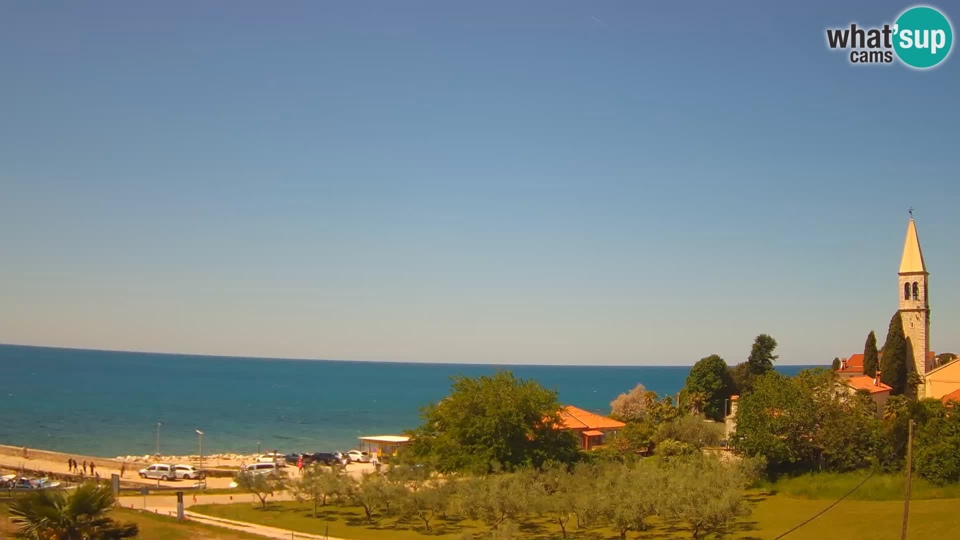 Umag spletna kamera Lovrečica – Istra – Hrvaška