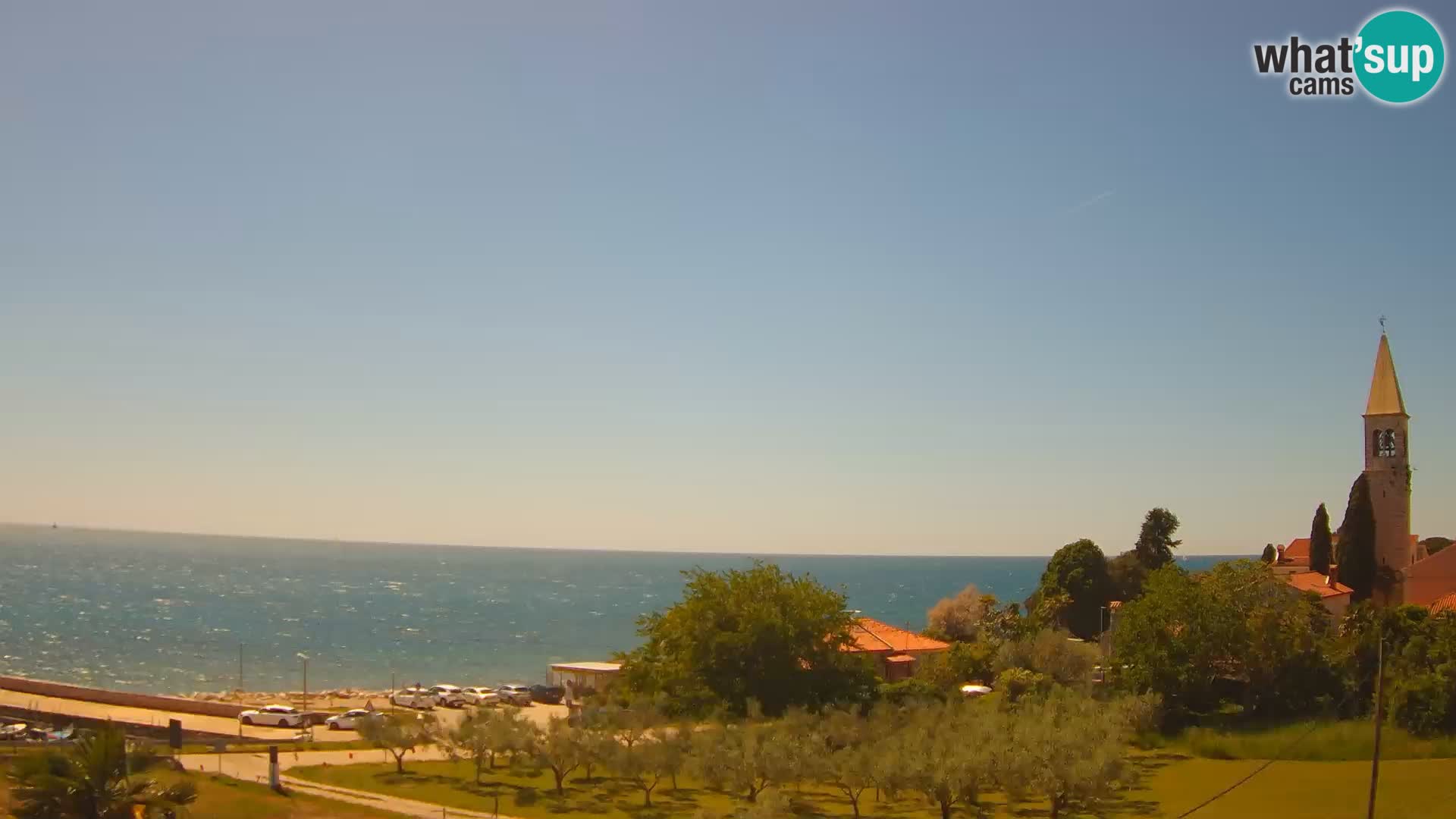 Umag Webcam uživo Lovrečica / San Lorenzo – Istra – Hrvatska