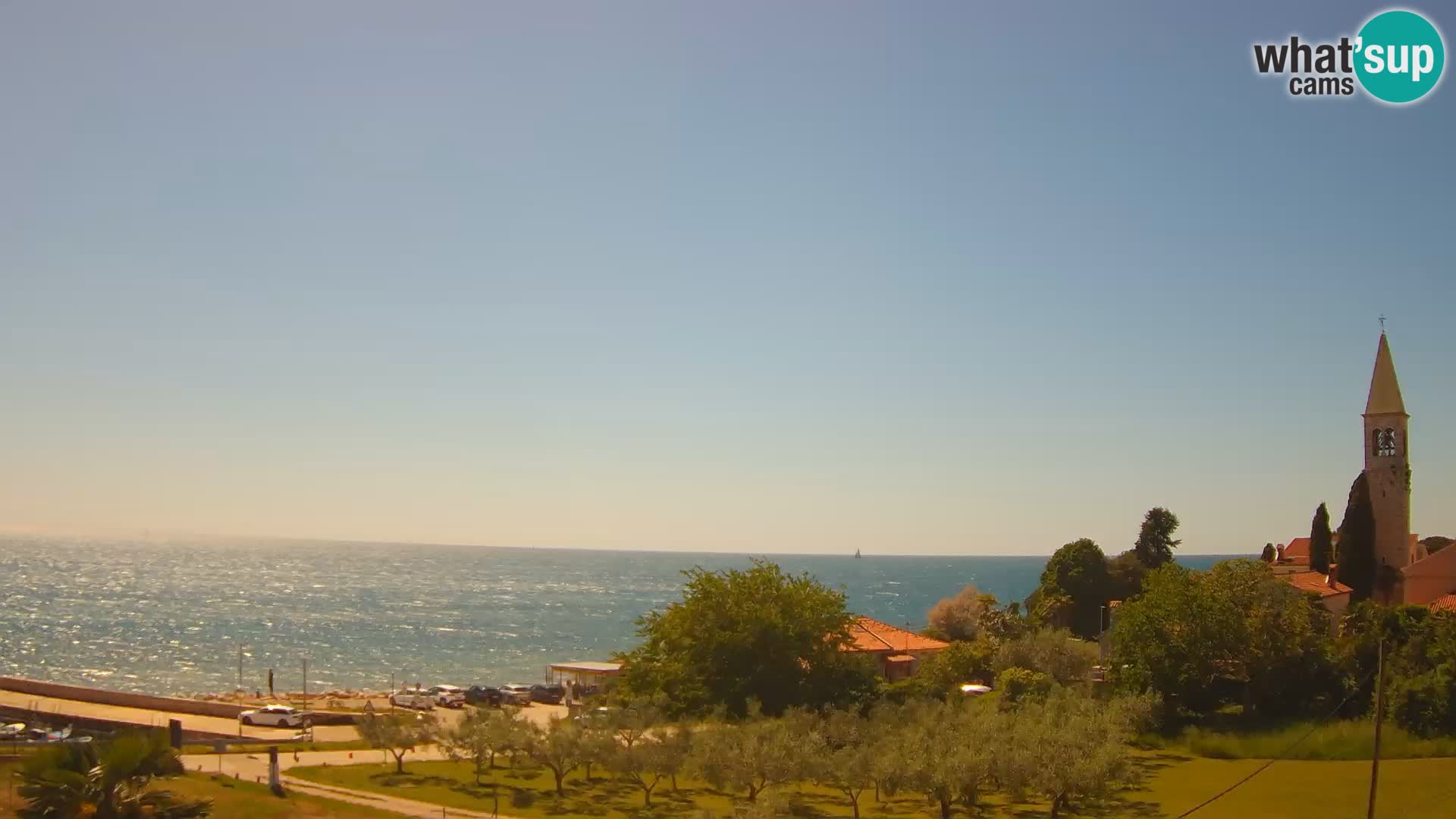 Umag Webcam en direct Lovrečica / San Lorenzo – Istrie – Croatie