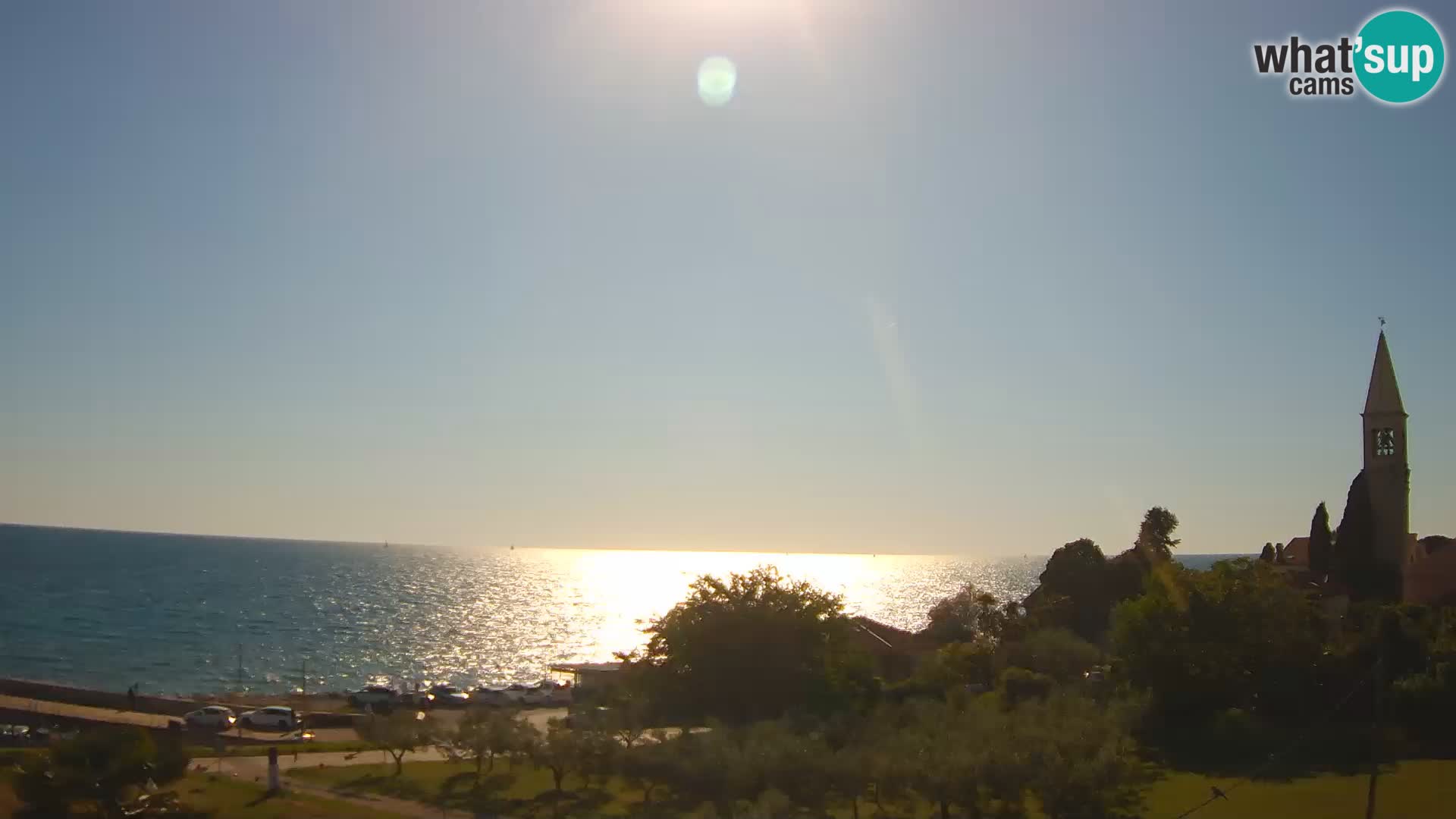 Umag Webcam uživo Lovrečica / San Lorenzo – Istra – Hrvatska