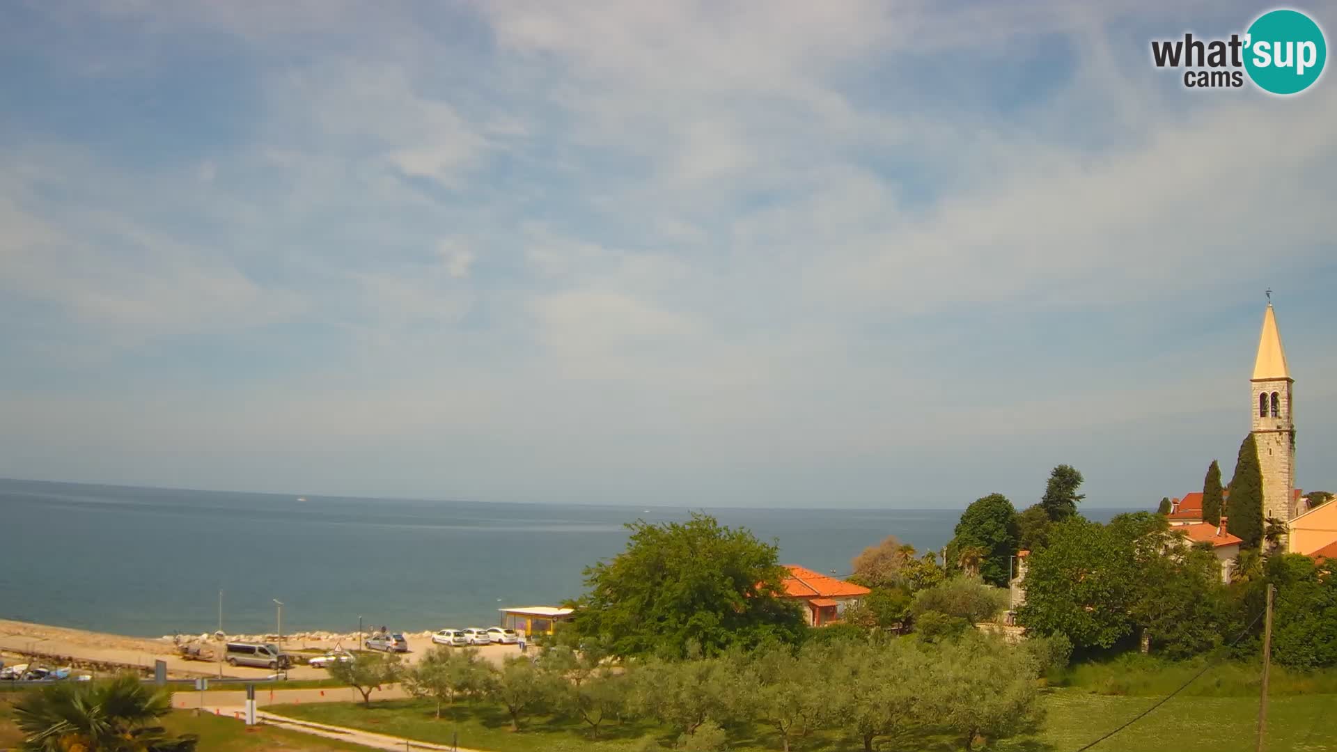 Umag Webcam uživo Lovrečica / San Lorenzo – Istra – Hrvatska