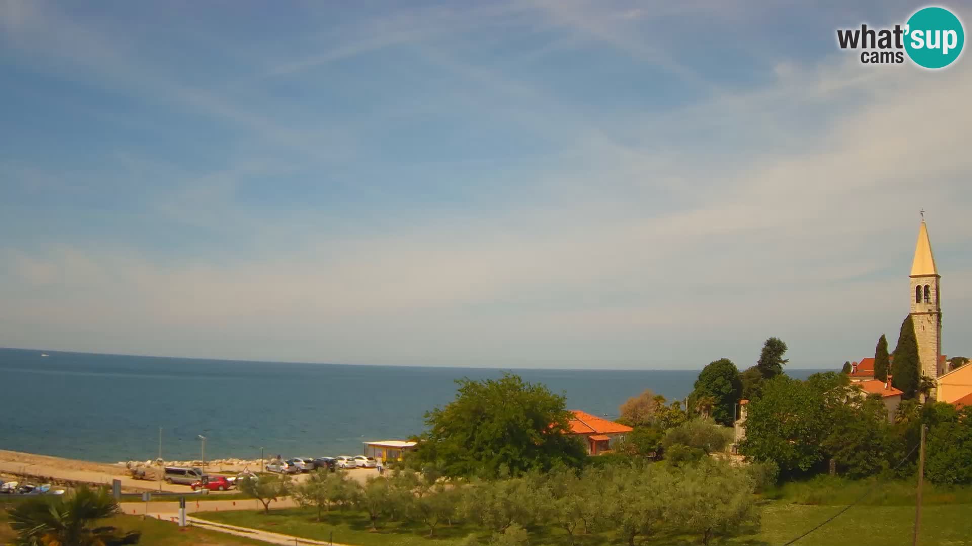 Umag Webcam uživo Lovrečica / San Lorenzo – Istra – Hrvatska