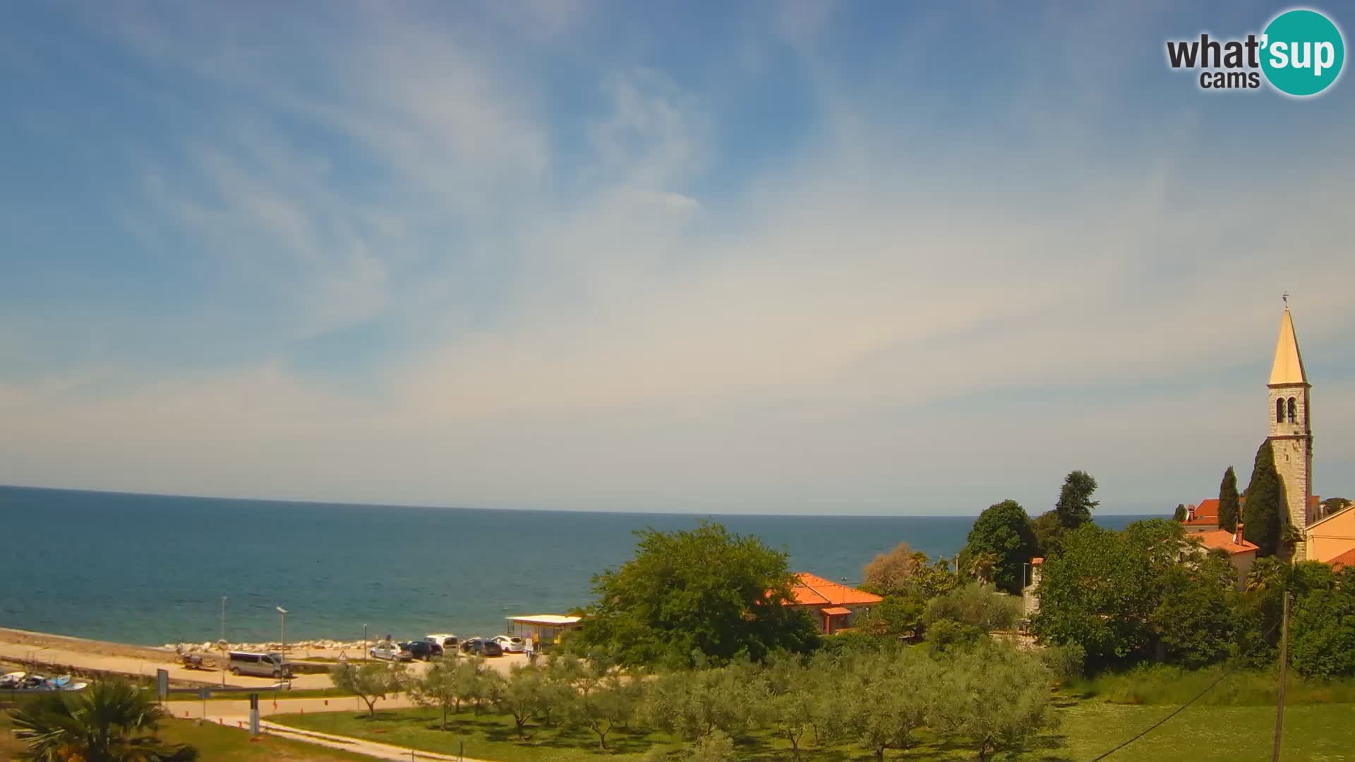 Umag spletna kamera Lovrečica – Istra – Hrvaška