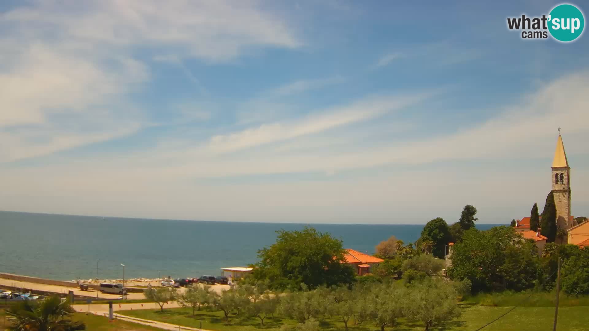 Umag spletna kamera Lovrečica – Istra – Hrvaška