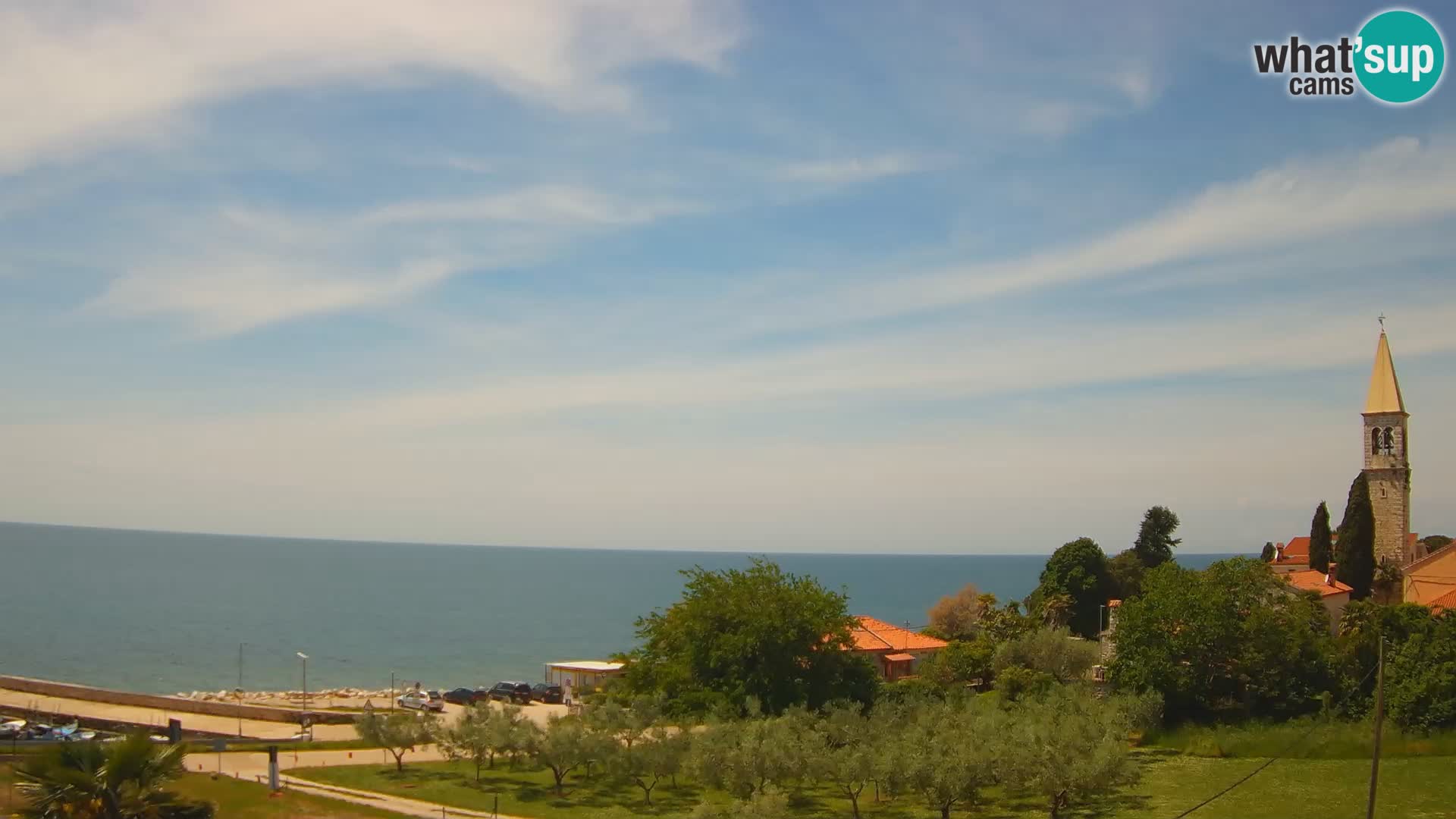Umag Webcam uživo Lovrečica / San Lorenzo – Istra – Hrvatska