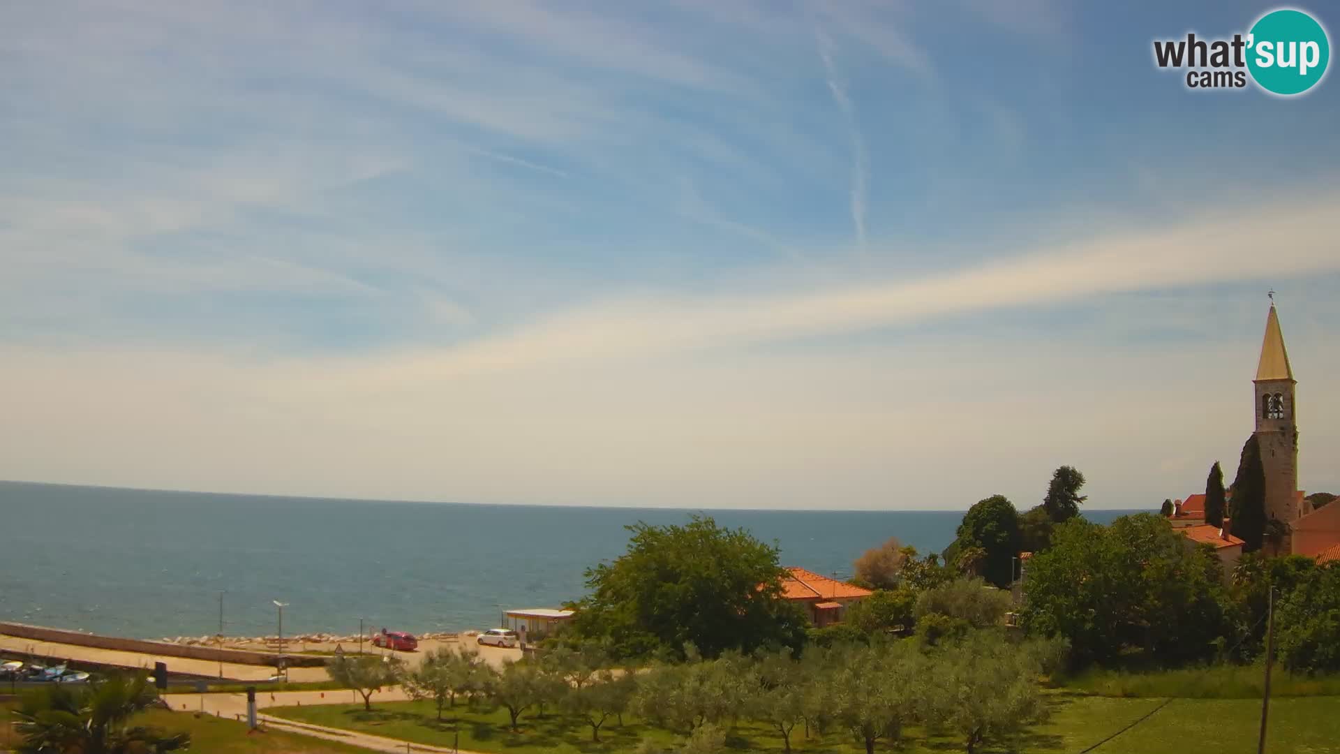 Umag Webcam uživo Lovrečica / San Lorenzo – Istra – Hrvatska