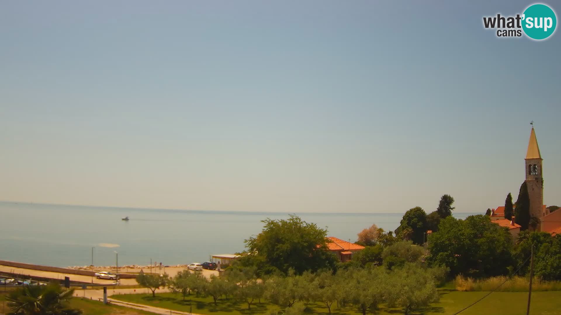 Umag Webcam en direct Lovrečica / San Lorenzo – Istrie – Croatie