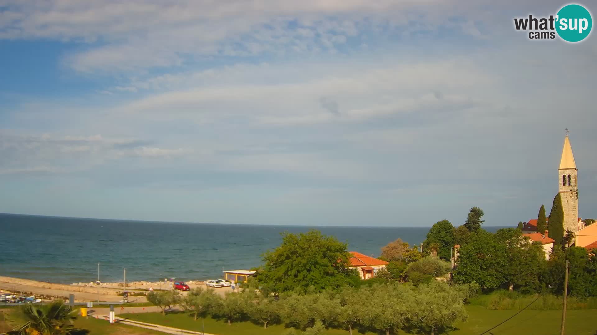 Umag Webcam uživo Lovrečica / San Lorenzo – Istra – Hrvatska