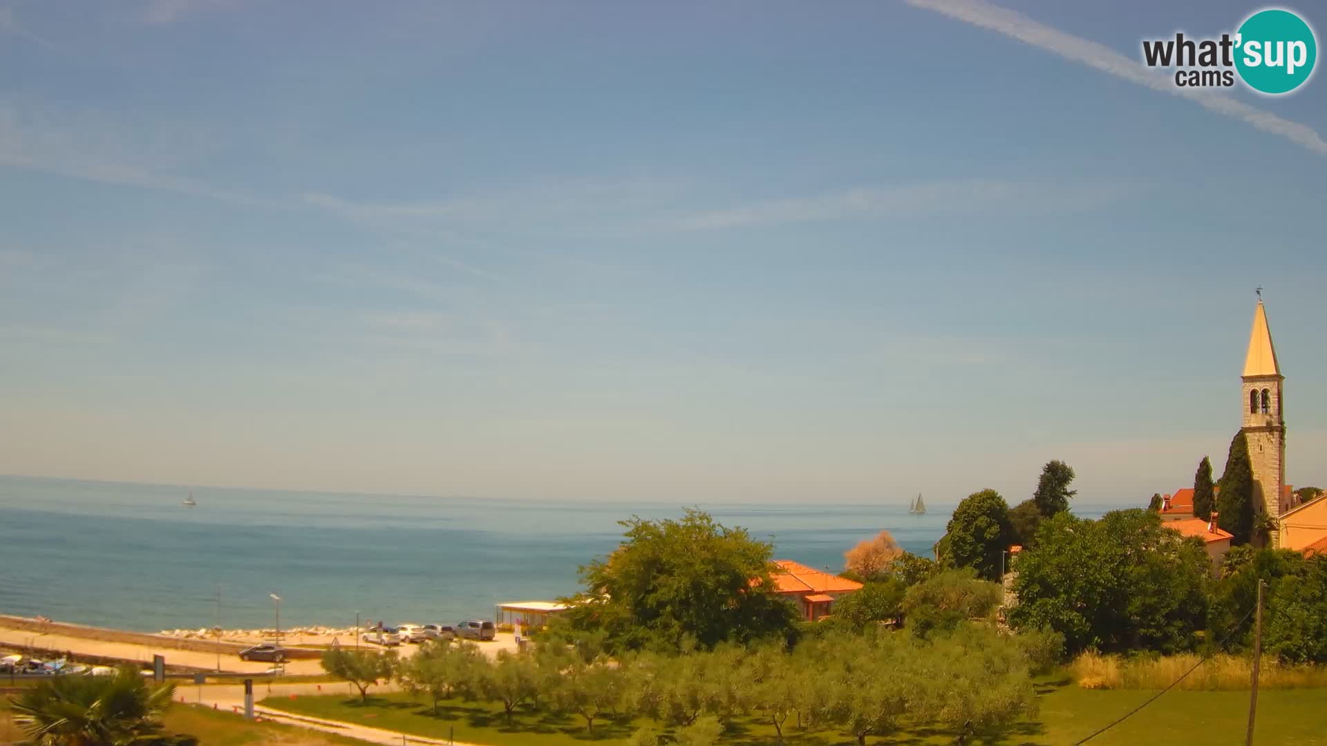 Umag Webcam uživo Lovrečica / San Lorenzo – Istra – Hrvatska