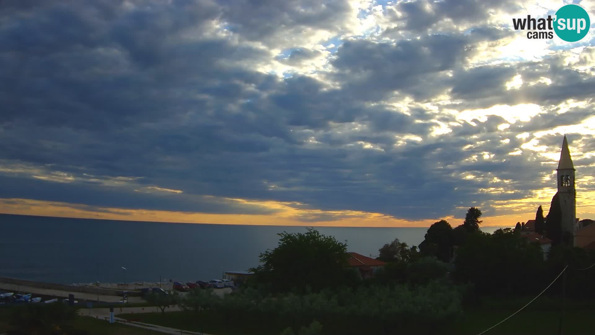 Umag Webcam uživo Lovrečica / San Lorenzo – Istra – Hrvatska