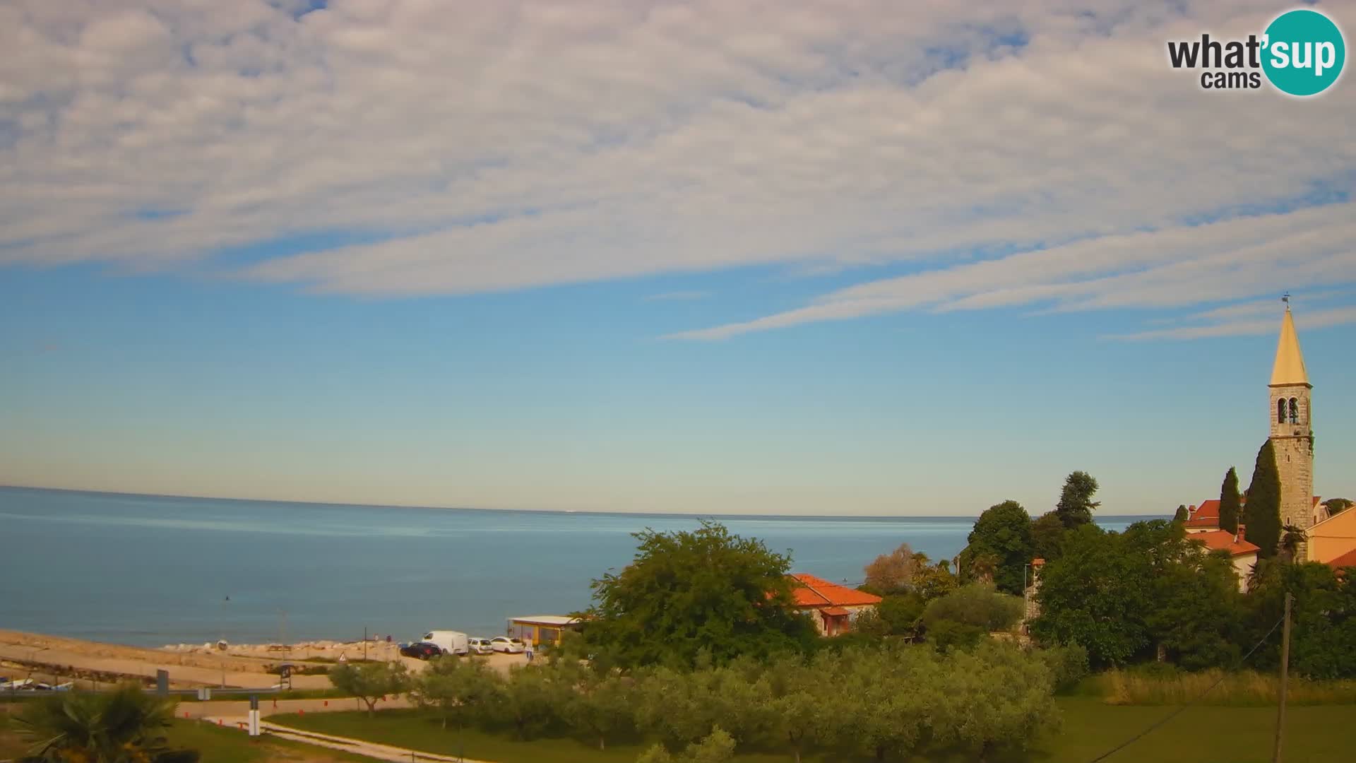 Umag spletna kamera Lovrečica – Istra – Hrvaška