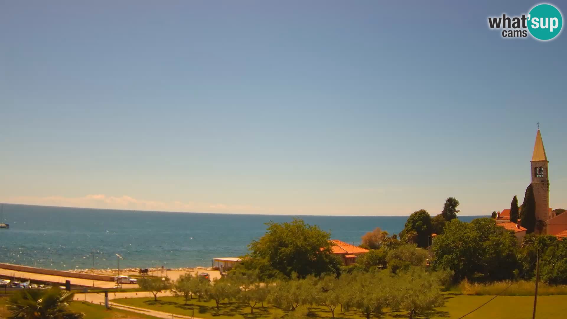 Umag spletna kamera Lovrečica – Istra – Hrvaška