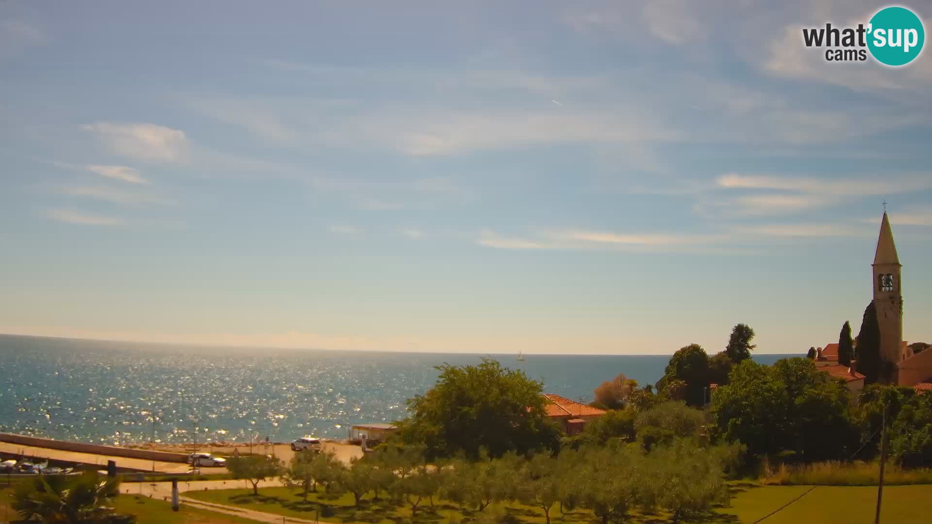 Umag Webcam en direct Lovrečica / San Lorenzo – Istrie – Croatie