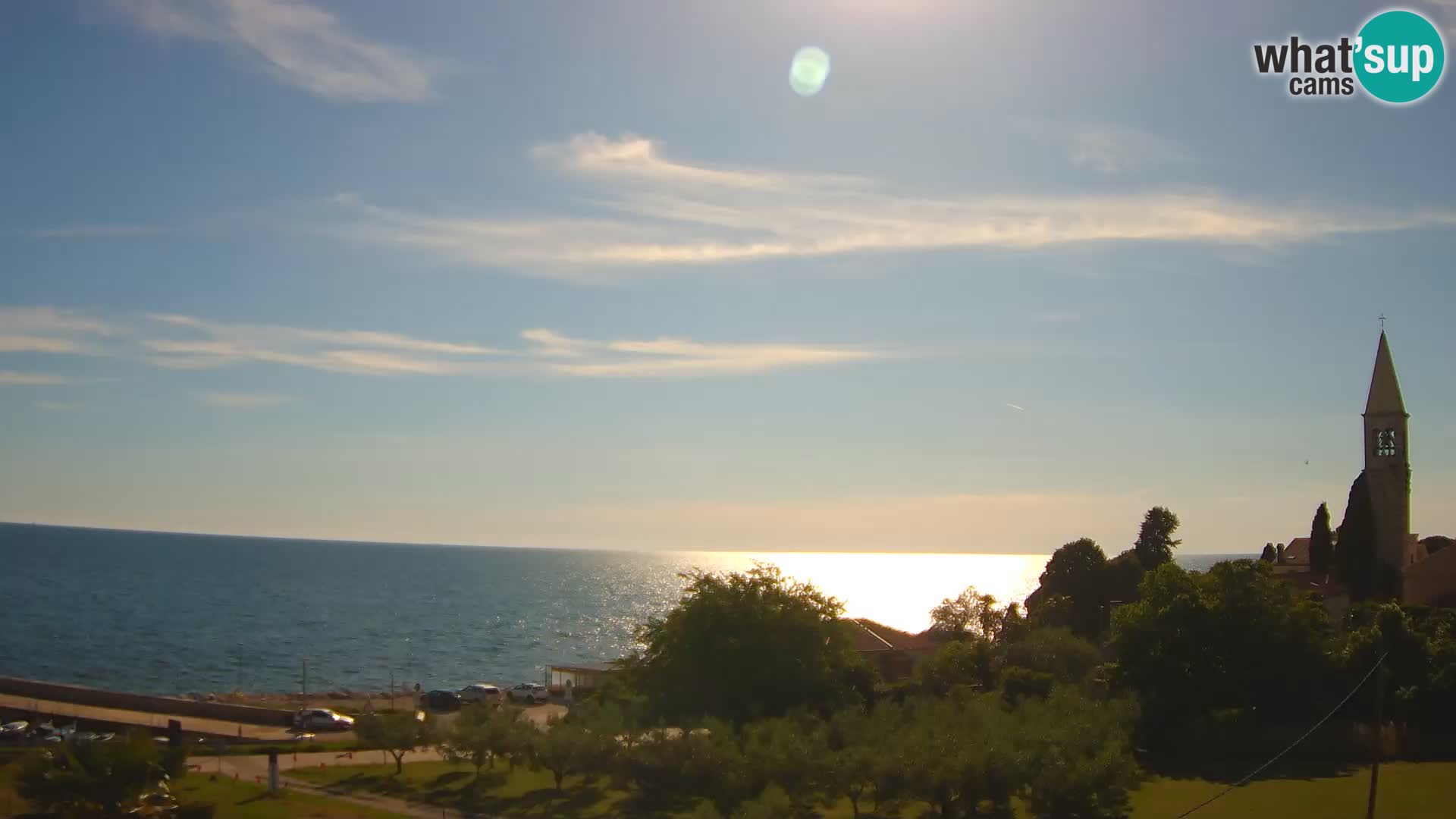 Umag Webcam en direct Lovrečica / San Lorenzo – Istrie – Croatie