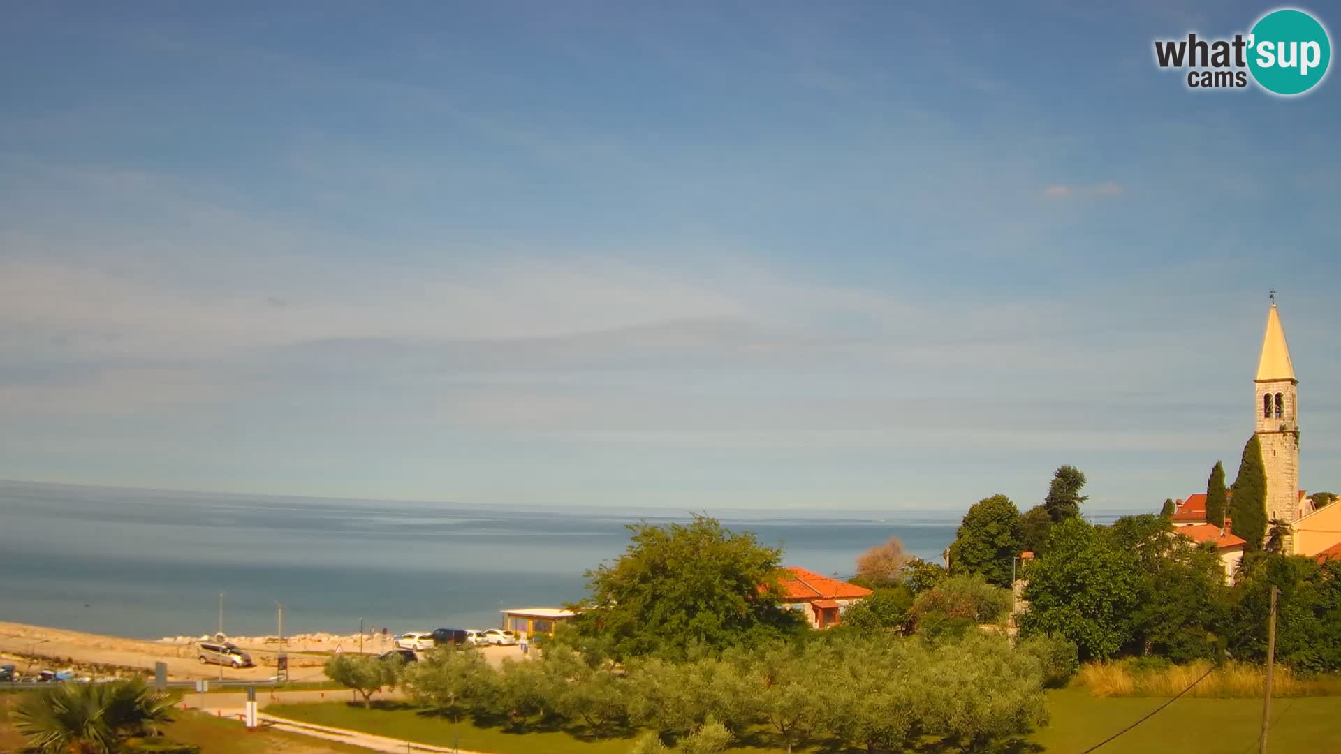 Umag spletna kamera Lovrečica – Istra – Hrvaška
