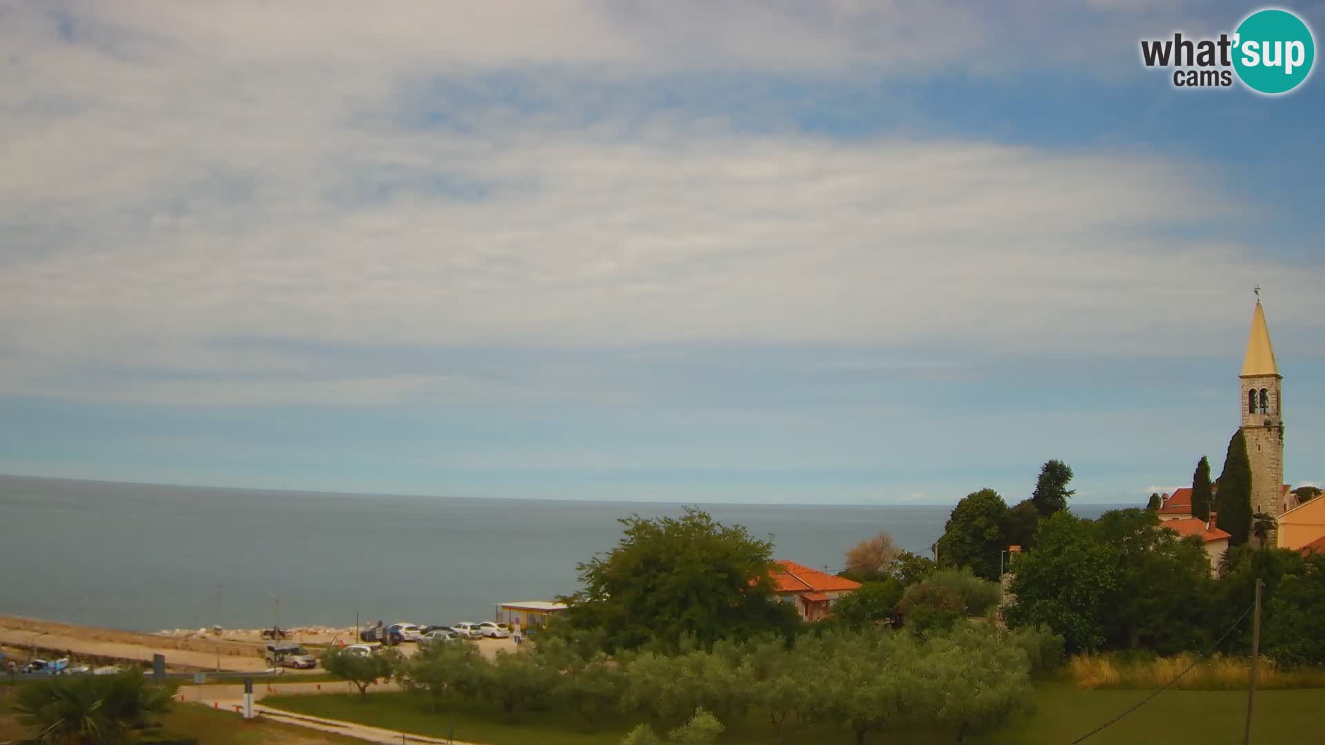 Umag Webcam uživo Lovrečica / San Lorenzo – Istra – Hrvatska