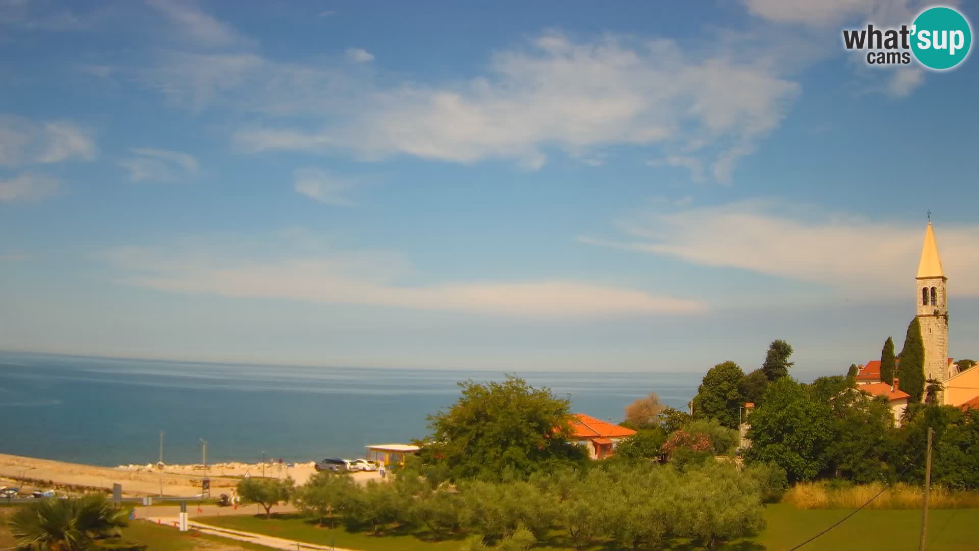 Umag Webcam uživo Lovrečica / San Lorenzo – Istra – Hrvatska