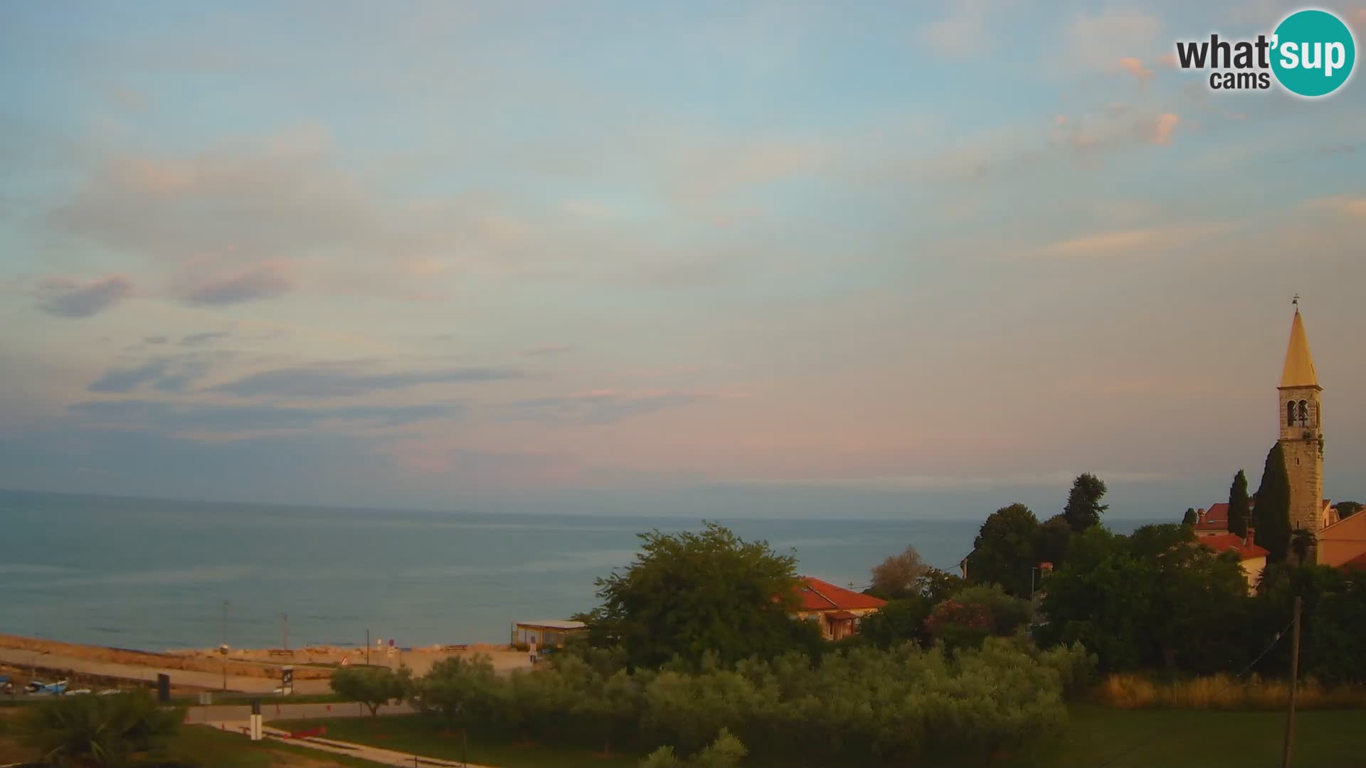 Umag Webcam en direct Lovrečica / San Lorenzo – Istrie – Croatie