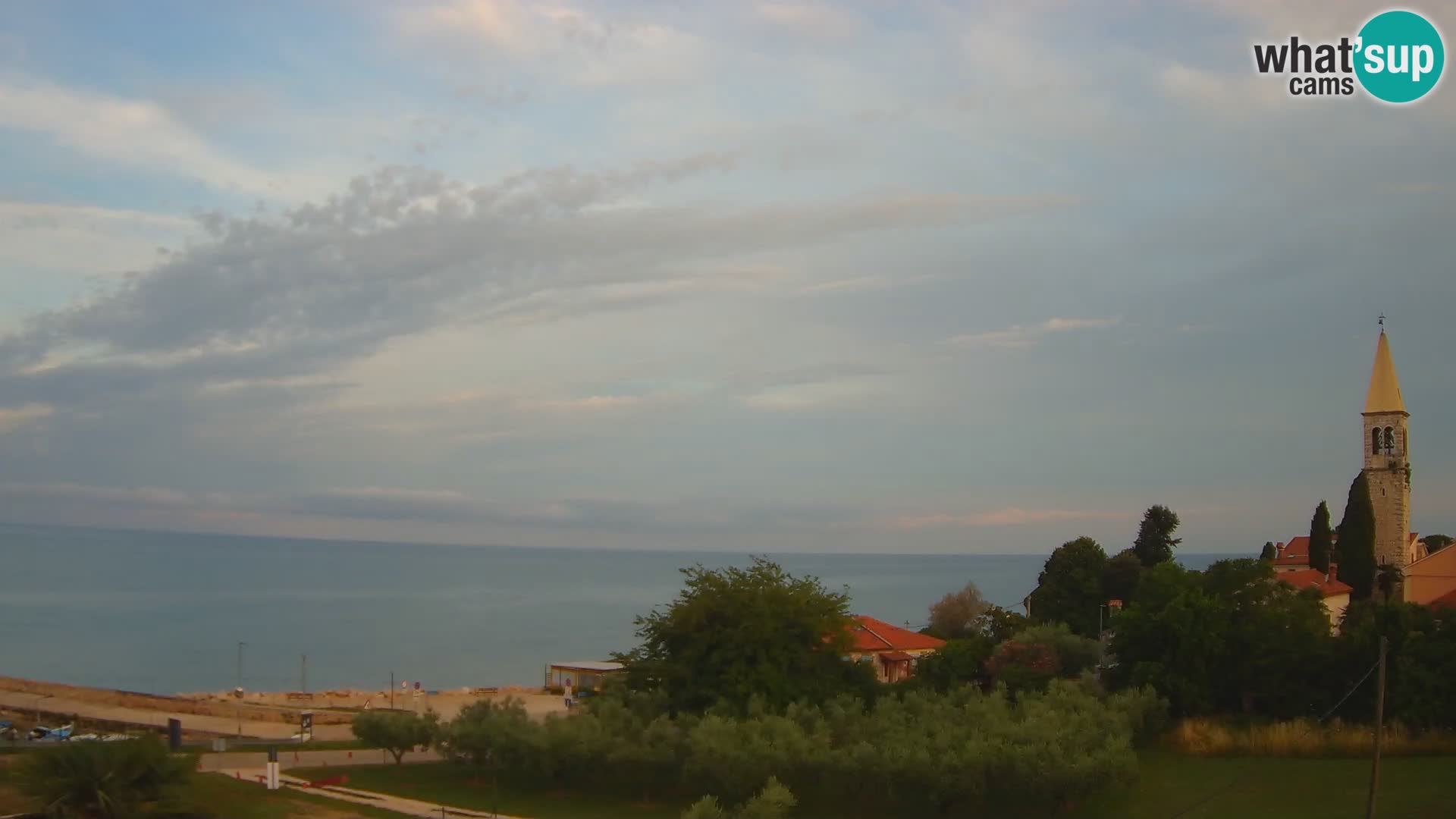 Umag spletna kamera Lovrečica – Istra – Hrvaška