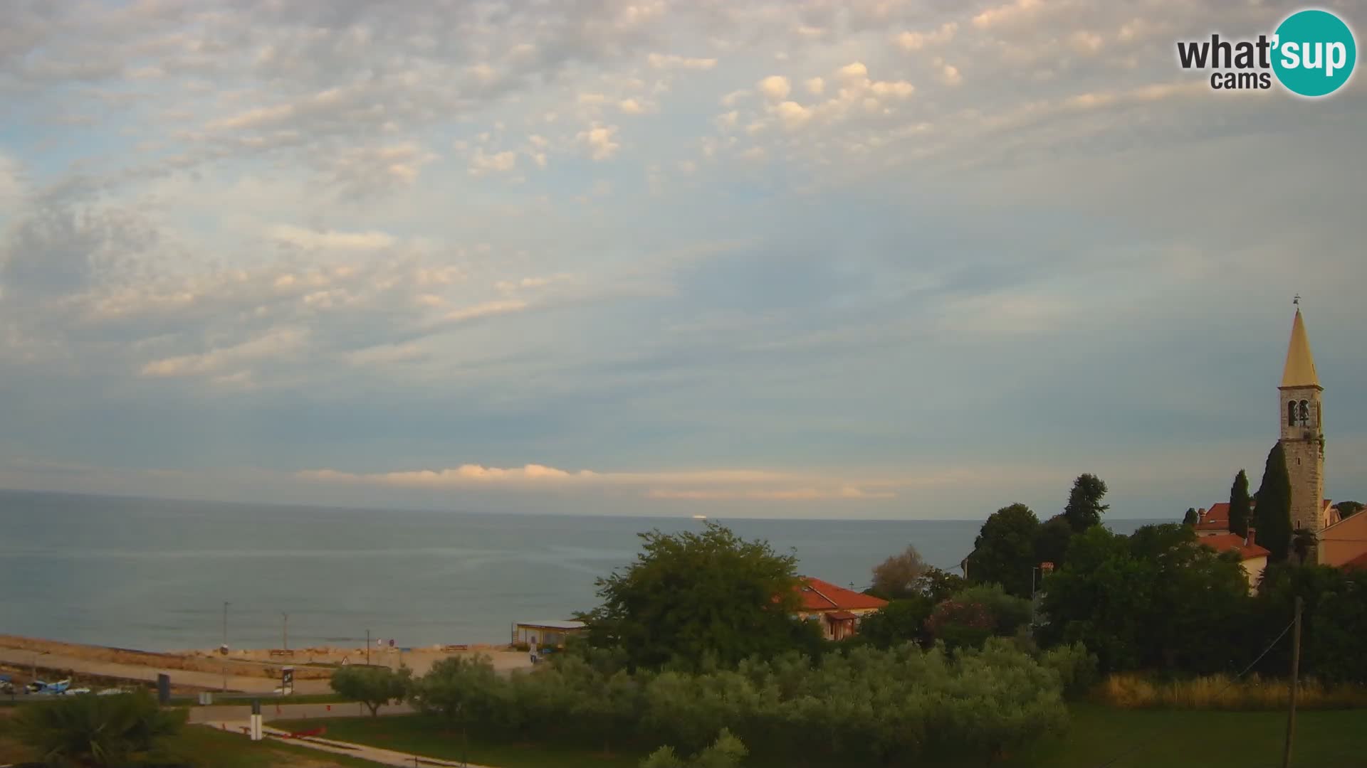 Umag Webcam en direct Lovrečica / San Lorenzo – Istrie – Croatie