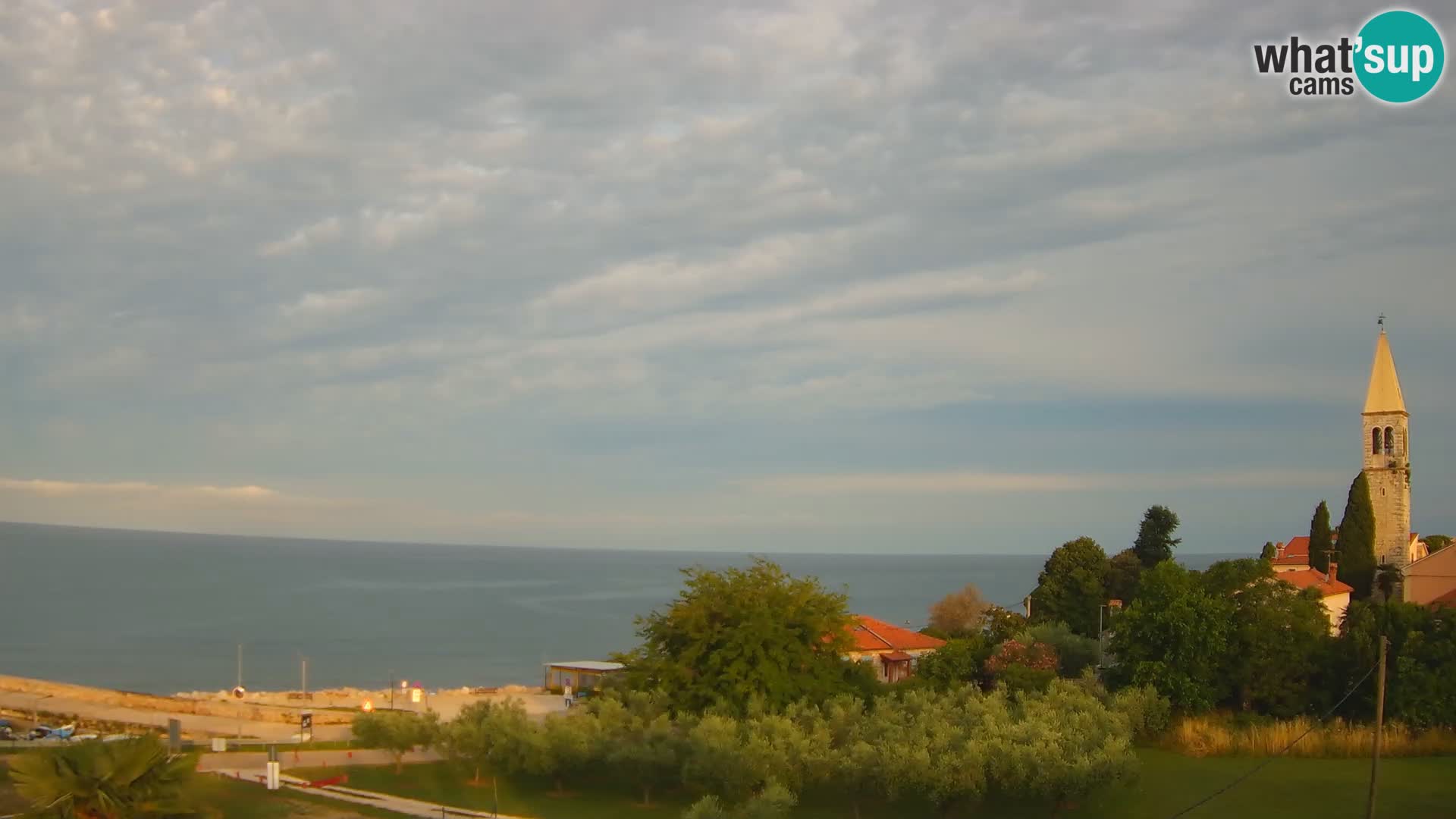 Umag spletna kamera Lovrečica – Istra – Hrvaška