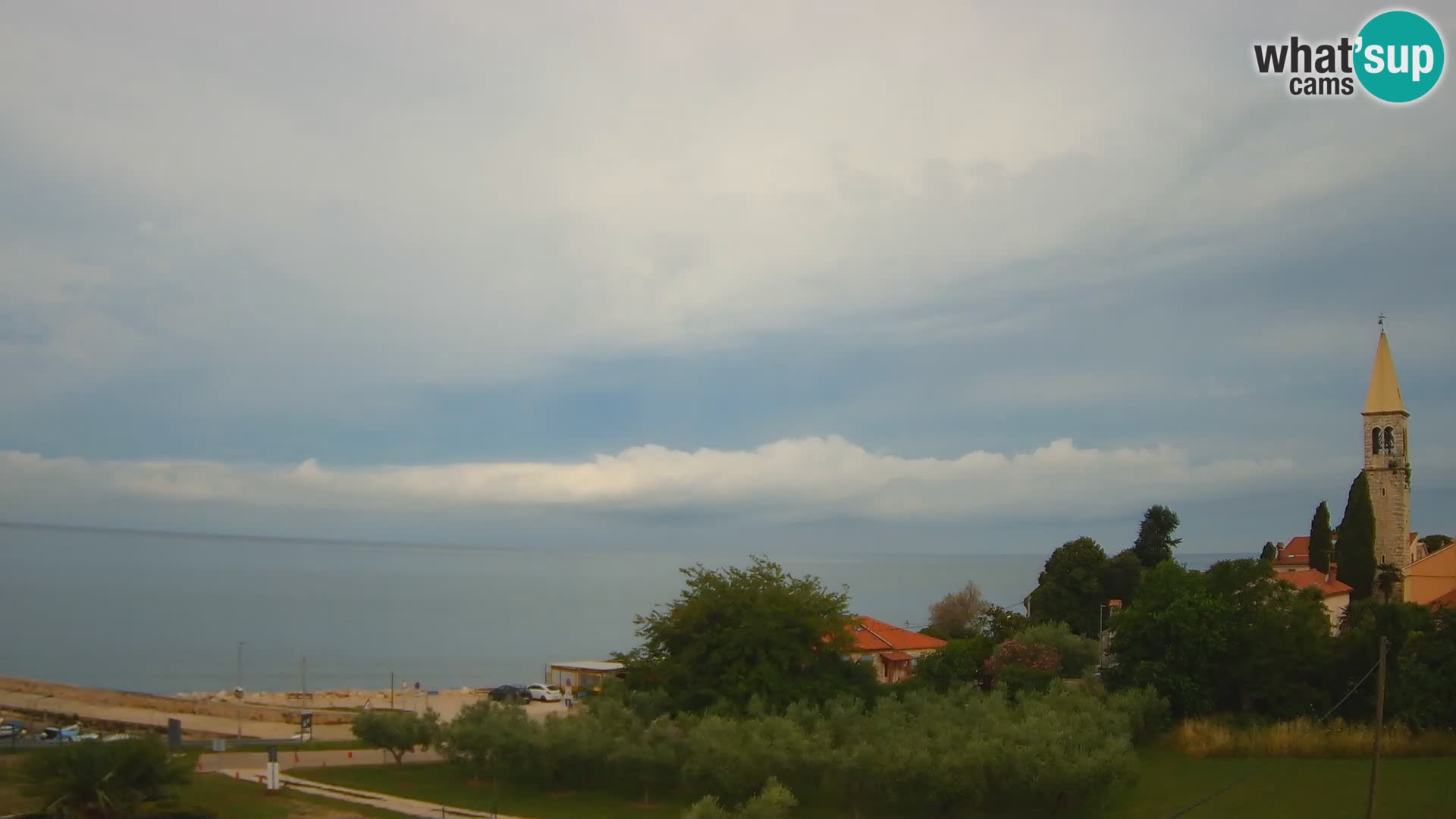 Umag Webcam en direct Lovrečica / San Lorenzo – Istrie – Croatie