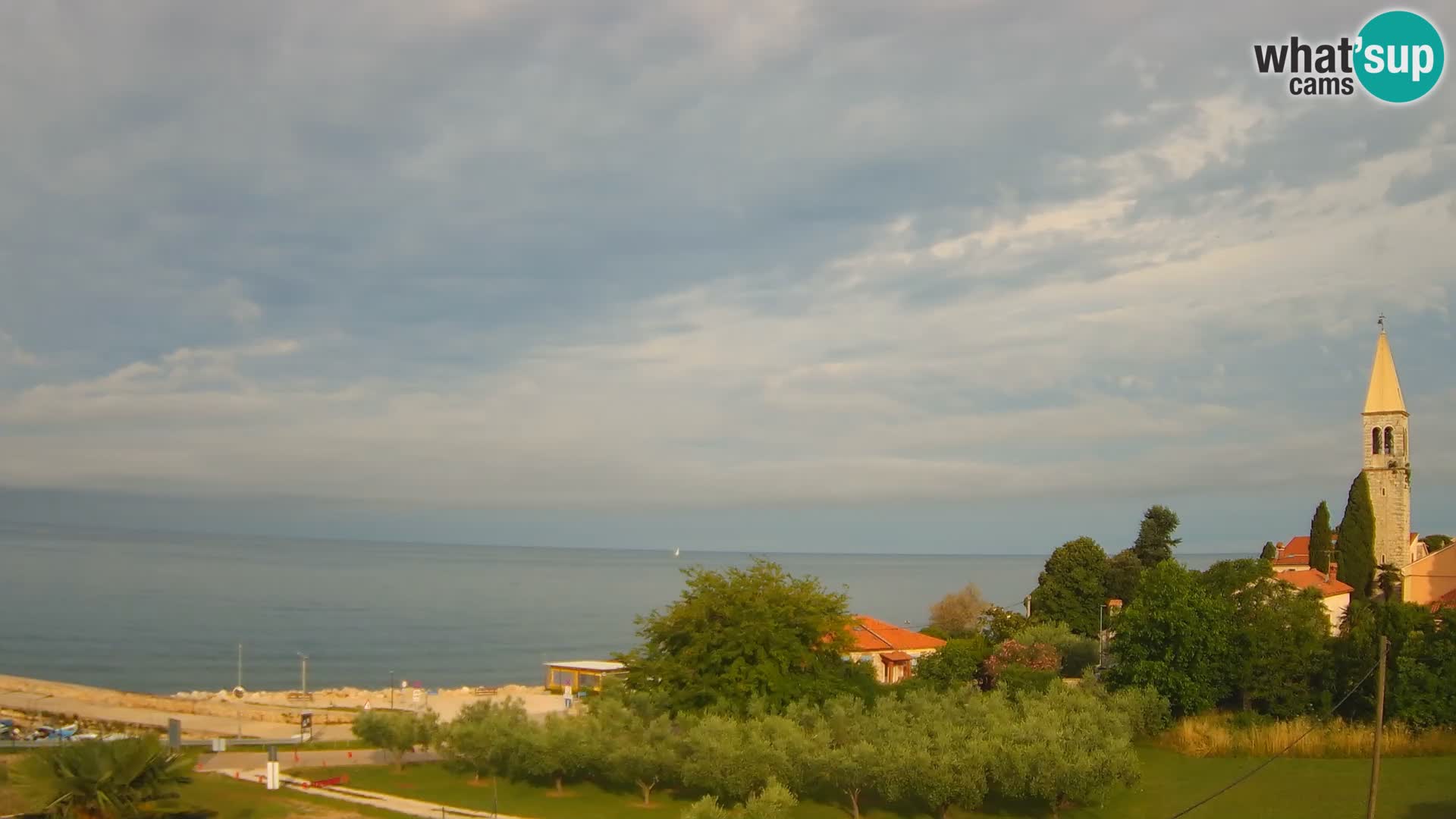 Umag spletna kamera Lovrečica – Istra – Hrvaška