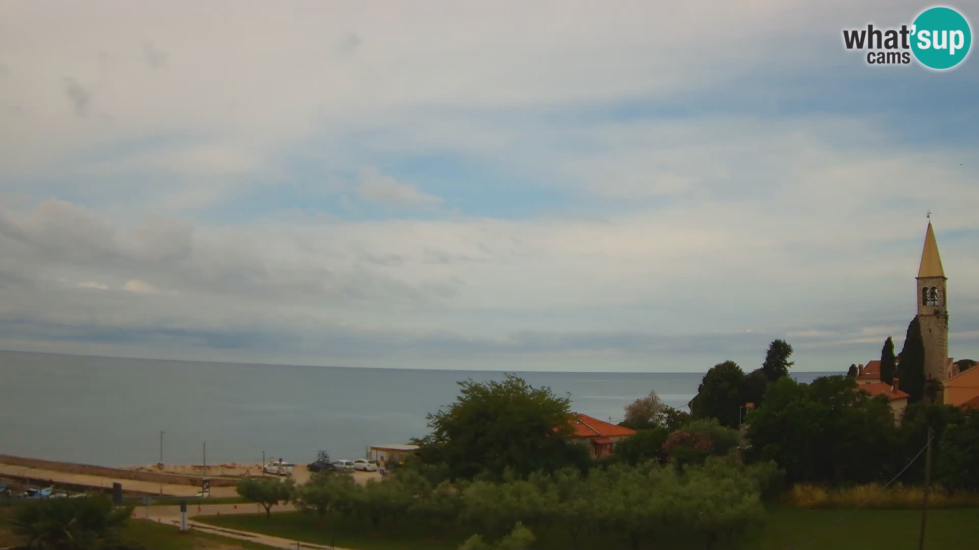 Umag Webcam en direct Lovrečica / San Lorenzo – Istrie – Croatie