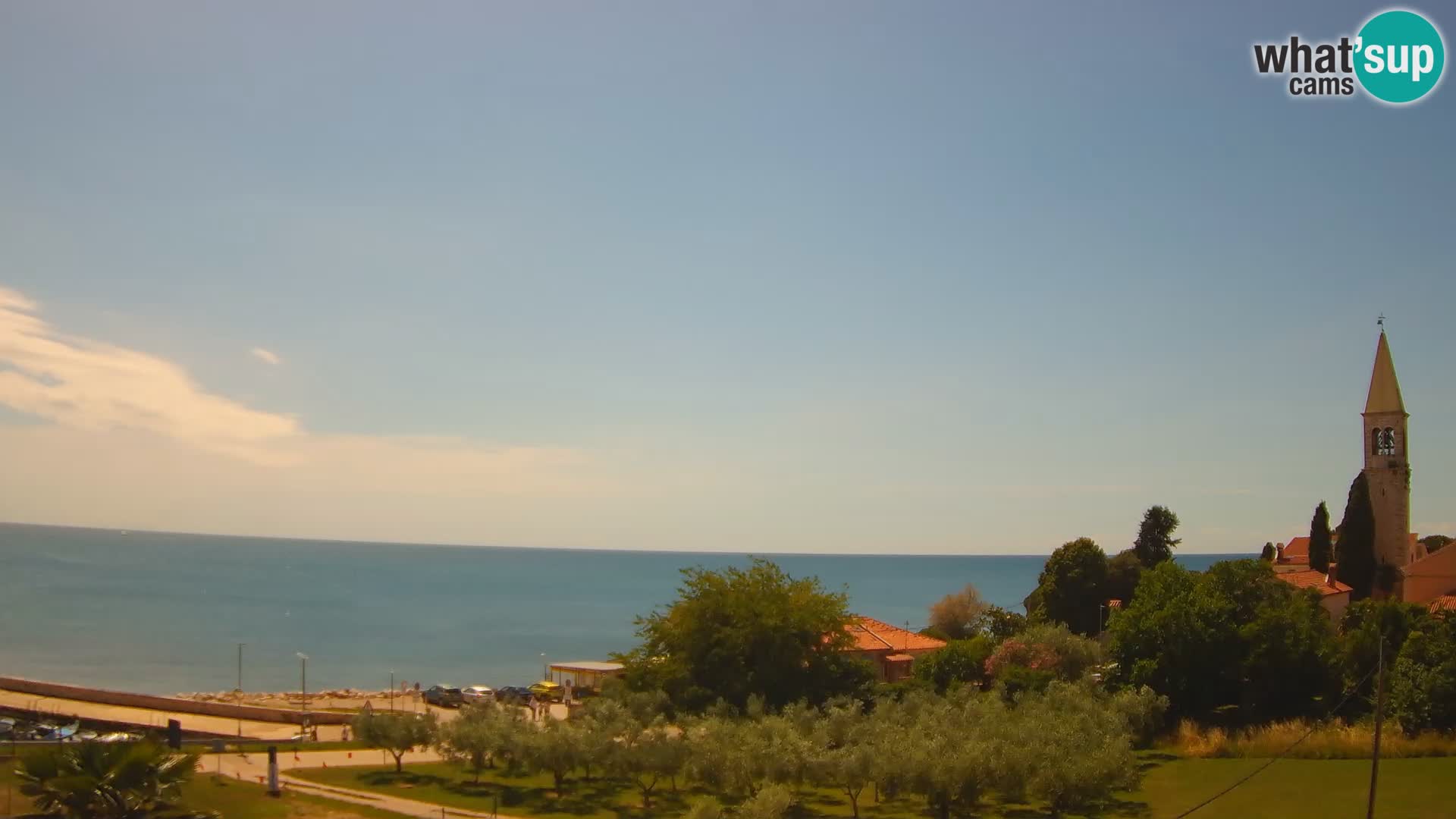 Umag Webcam en direct Lovrečica / San Lorenzo – Istrie – Croatie