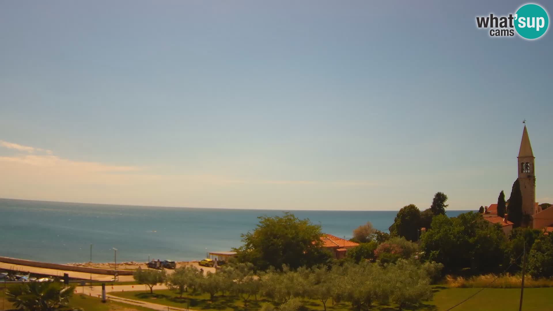 Umag Webcam uživo Lovrečica / San Lorenzo – Istra – Hrvatska