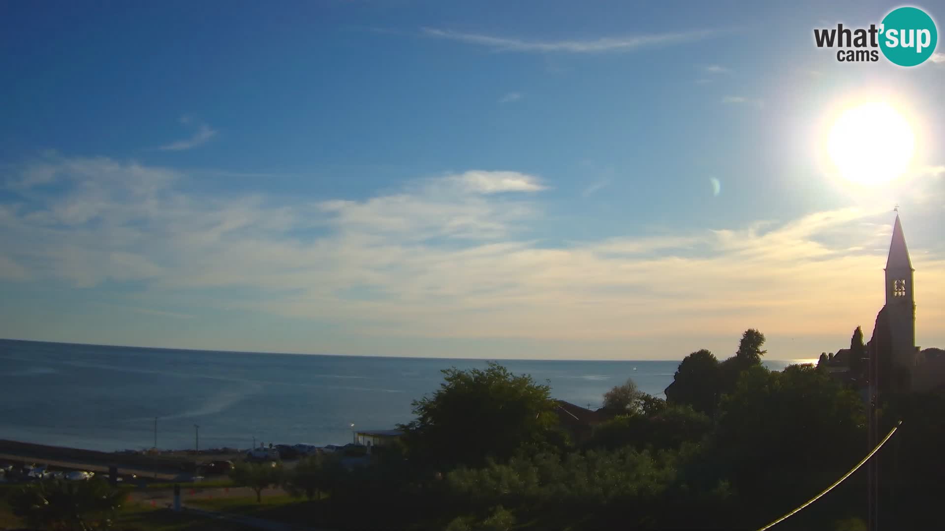 Umag Webcam en direct Lovrečica / San Lorenzo – Istrie – Croatie