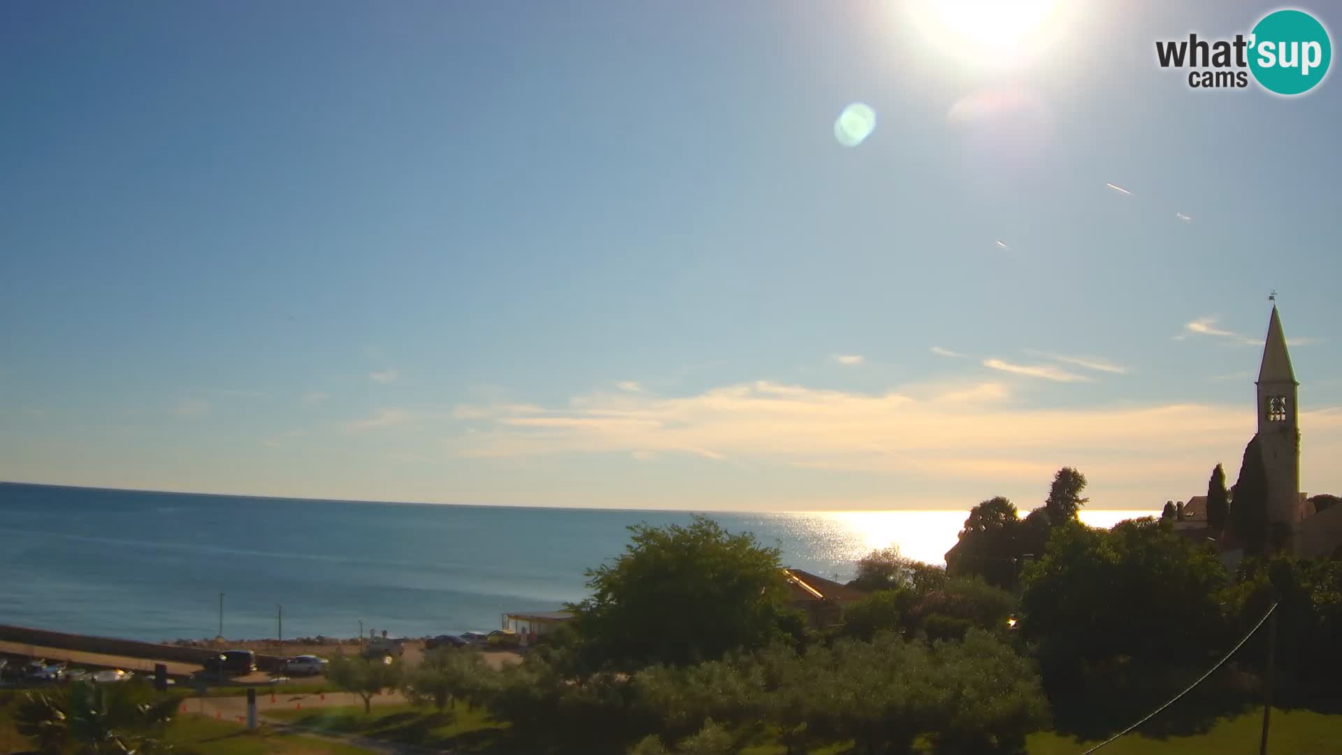 Umag Webcam uživo Lovrečica / San Lorenzo – Istra – Hrvatska