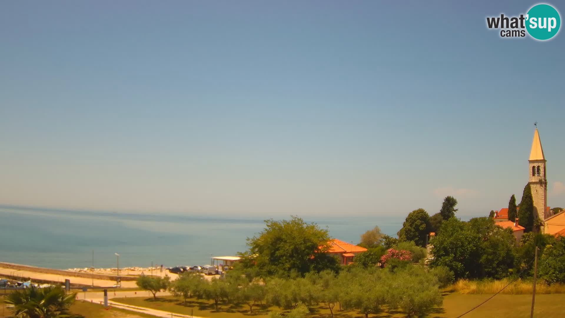 Umag Webcam en direct Lovrečica / San Lorenzo – Istrie – Croatie