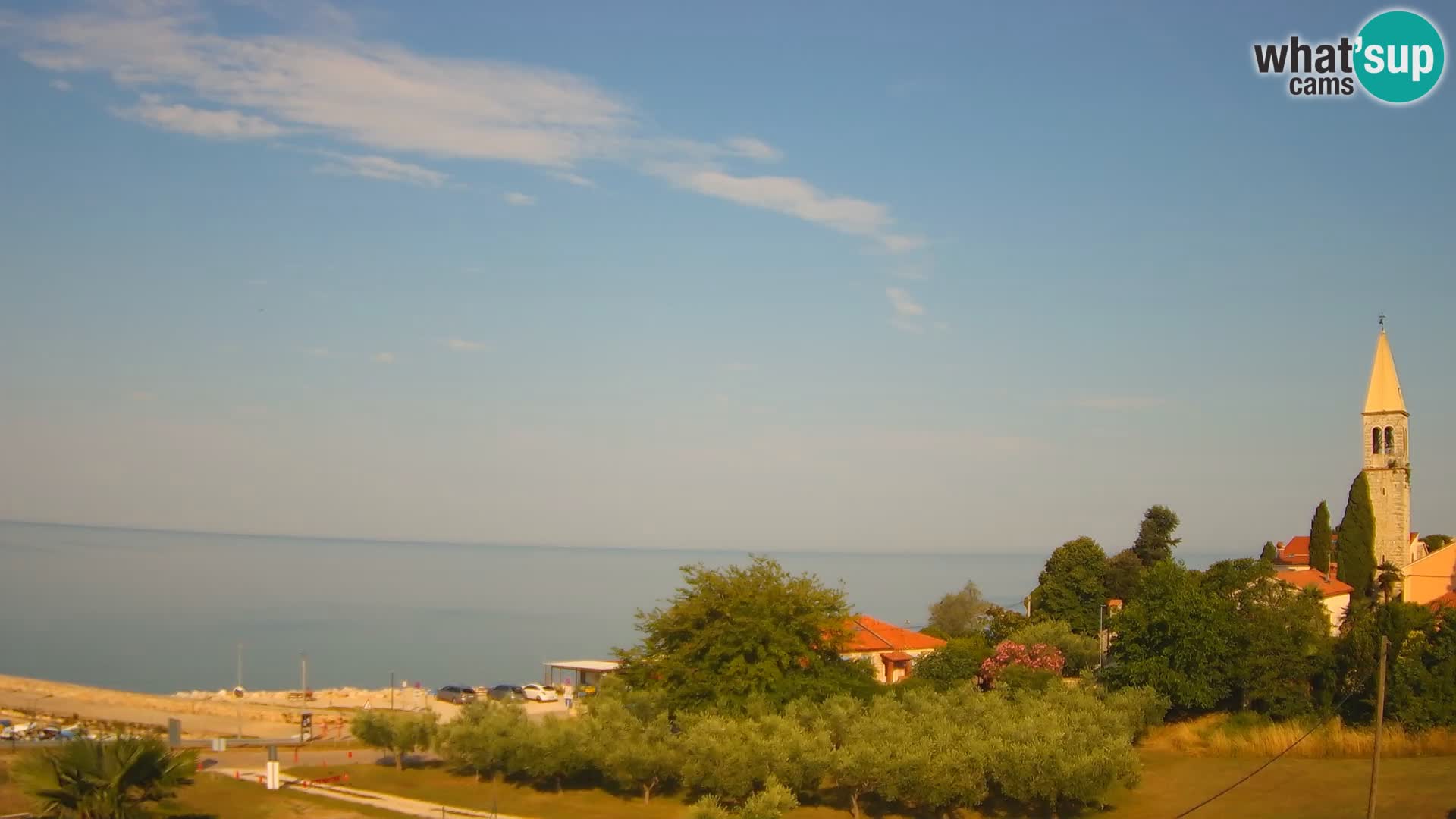 Umag Webcam en direct Lovrečica / San Lorenzo – Istrie – Croatie