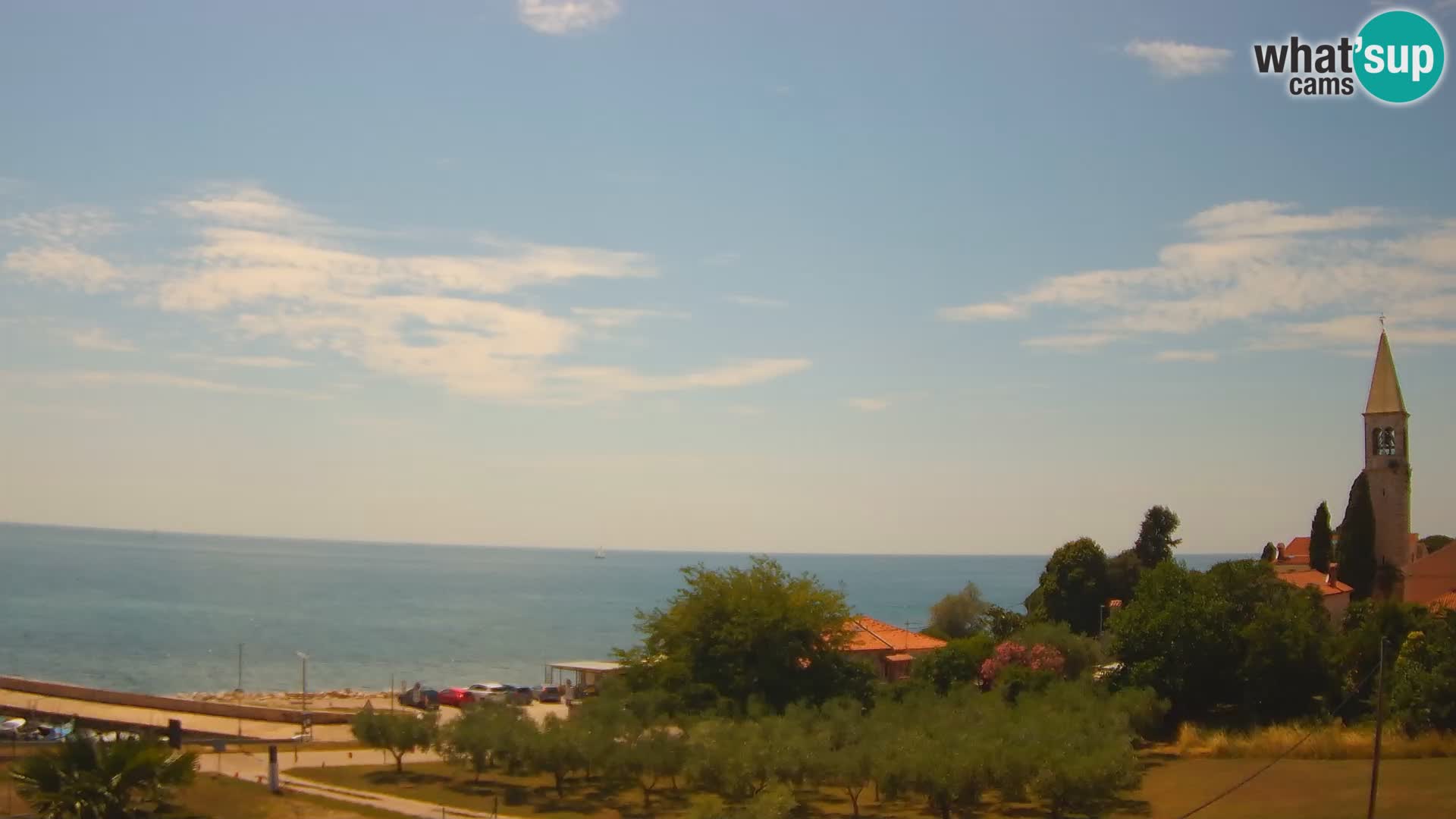 Umag Webcam uživo Lovrečica / San Lorenzo – Istra – Hrvatska