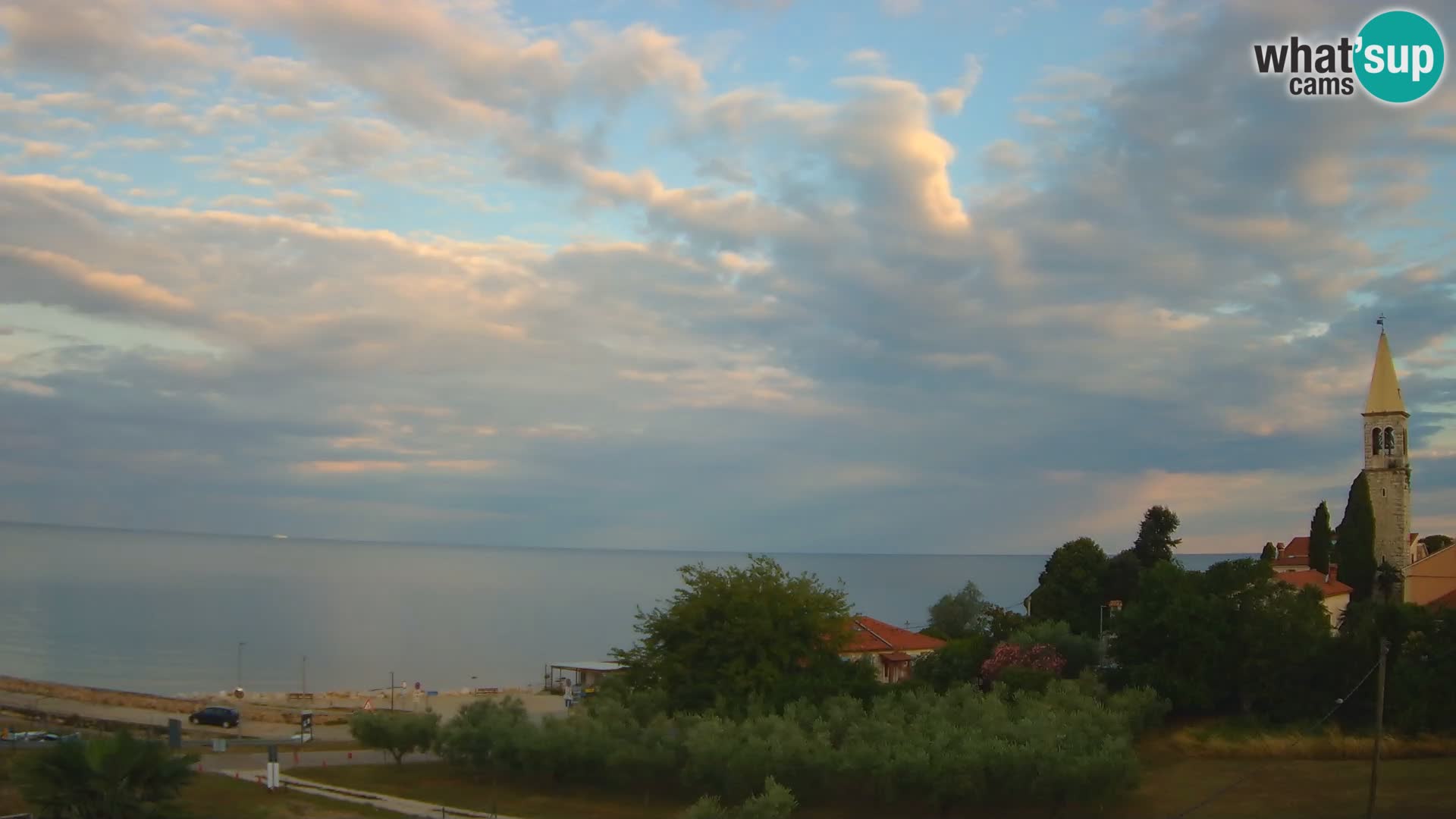 Umag Webcam en direct Lovrečica / San Lorenzo – Istrie – Croatie