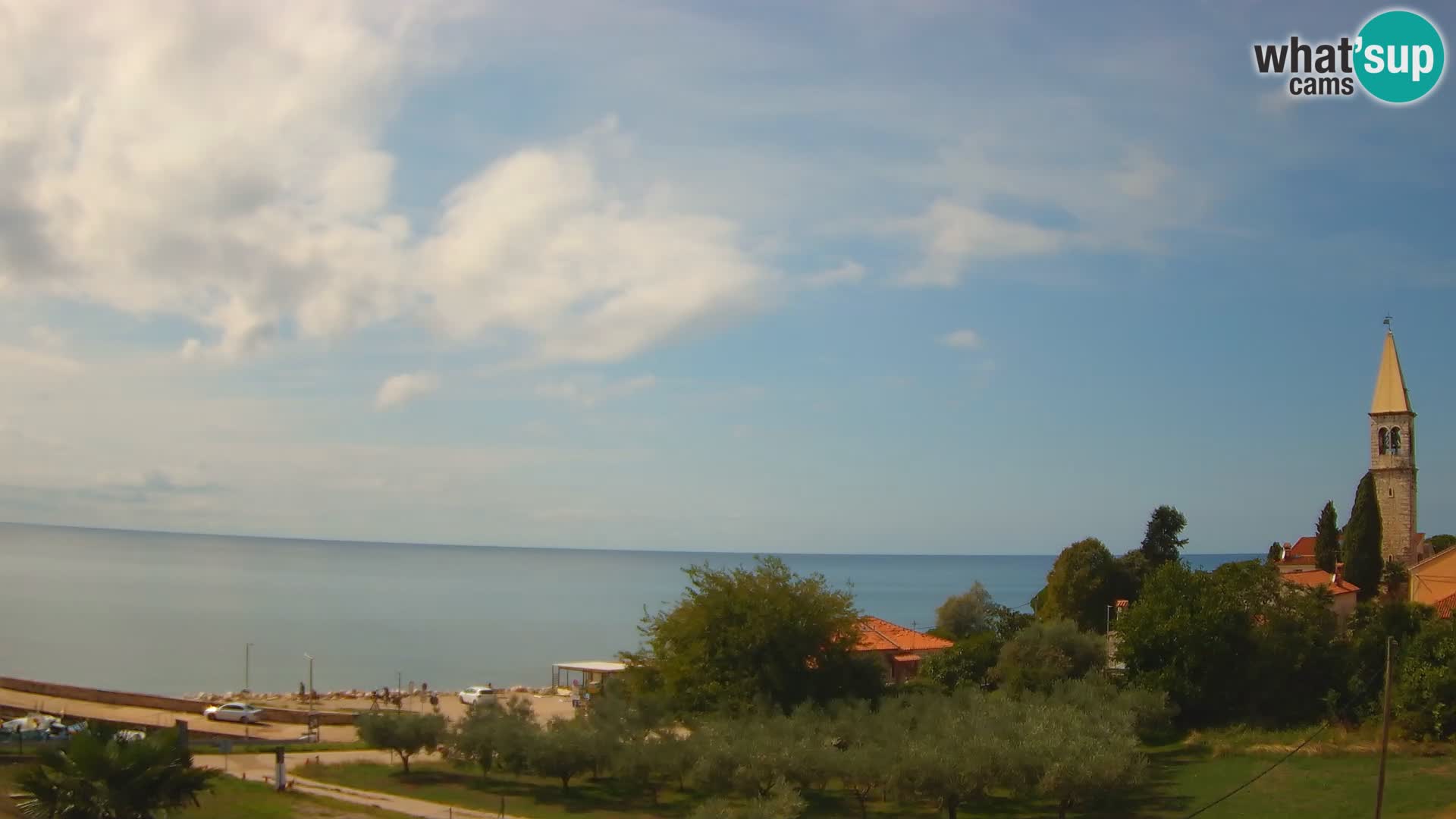 Umag Webcam en direct Lovrečica / San Lorenzo – Istrie – Croatie