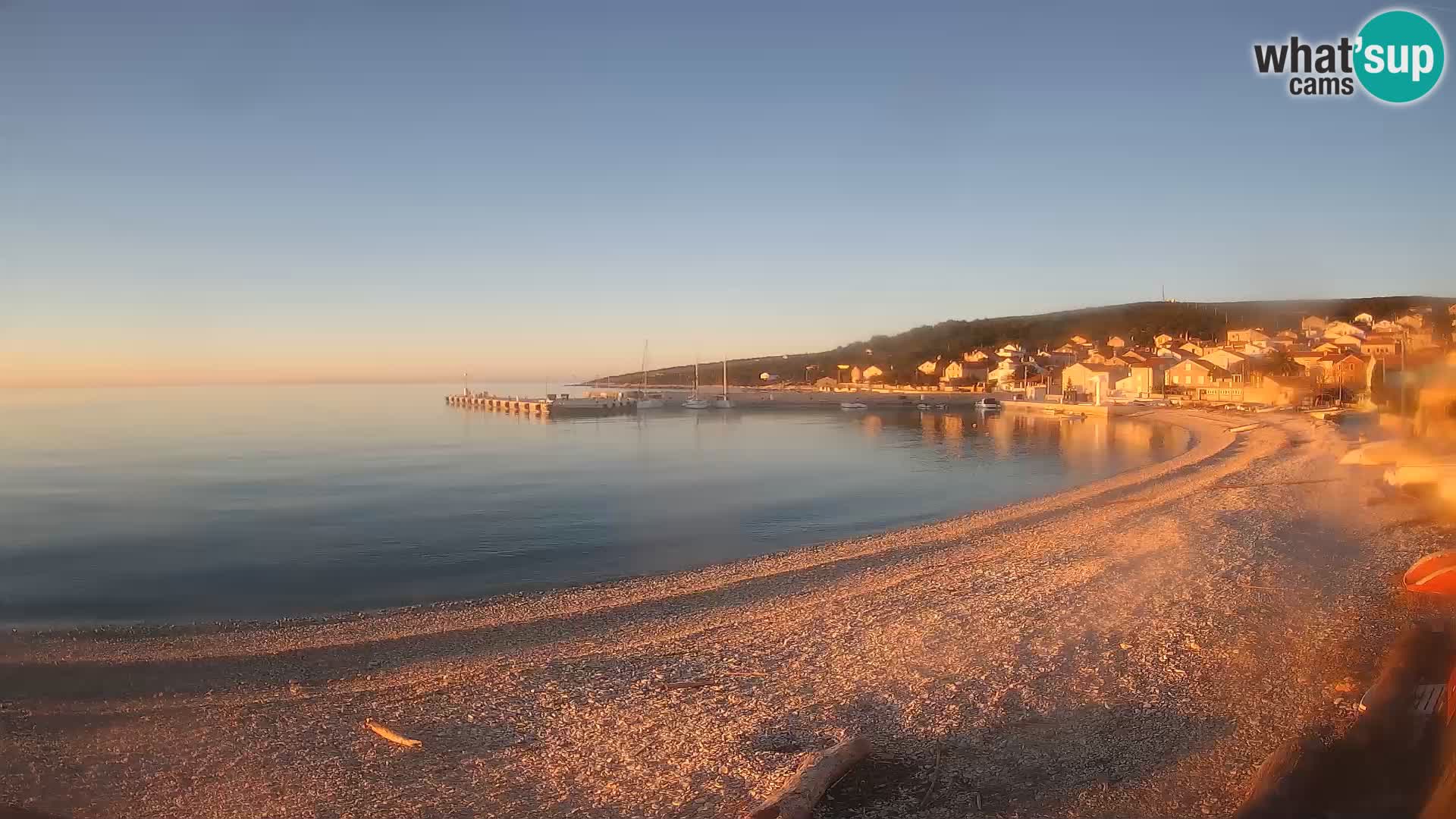 La Spiaggia di Unie webcam