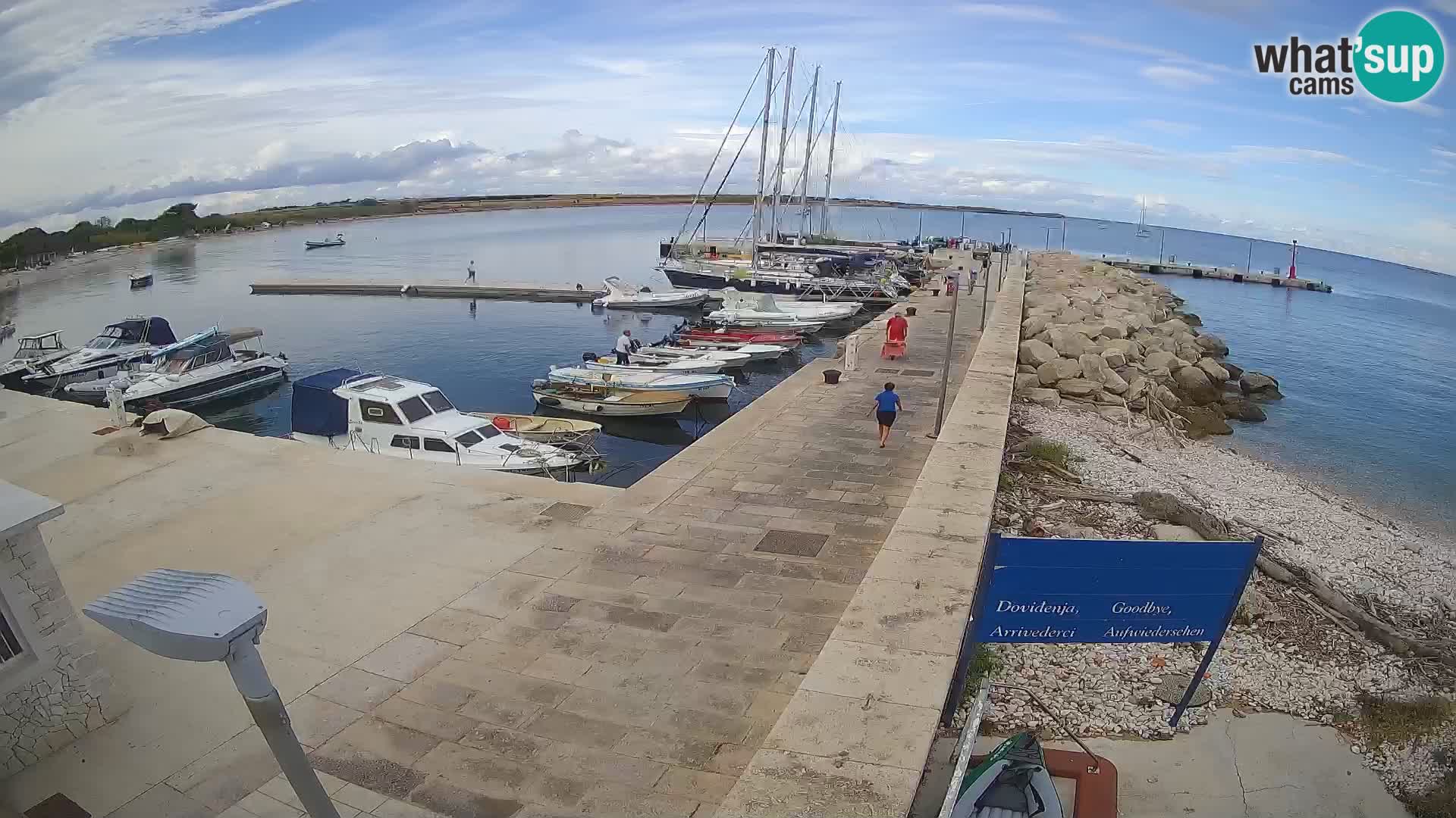 Webcam de l’île d’Unije – Explorez la beauté du joyau caché de la Croatie