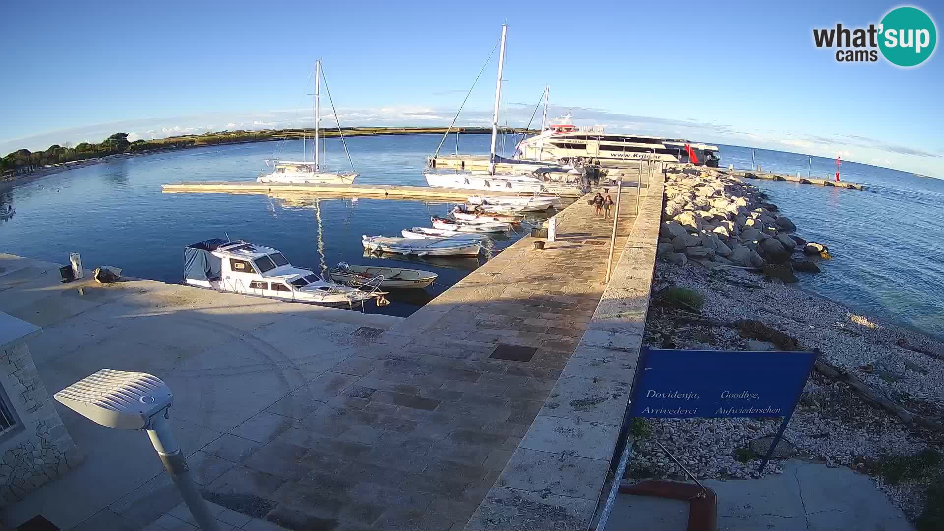 Webcam de l’île d’Unije – Explorez la beauté du joyau caché de la Croatie