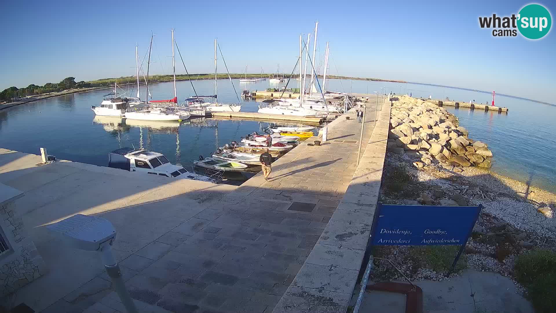 Webcam de l’île d’Unije – Explorez la beauté du joyau caché de la Croatie