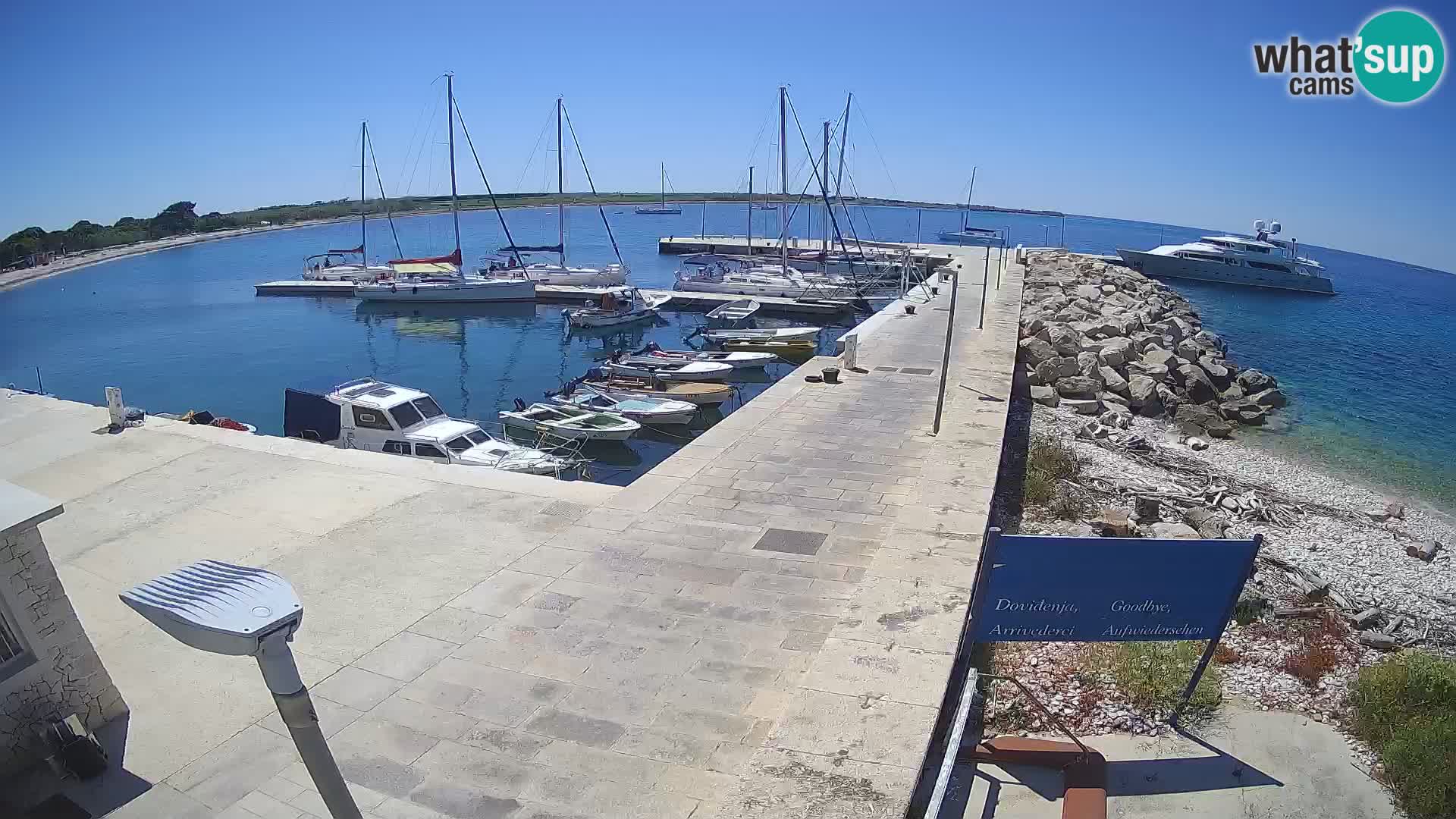 Webcam de l’île d’Unije – Explorez la beauté du joyau caché de la Croatie