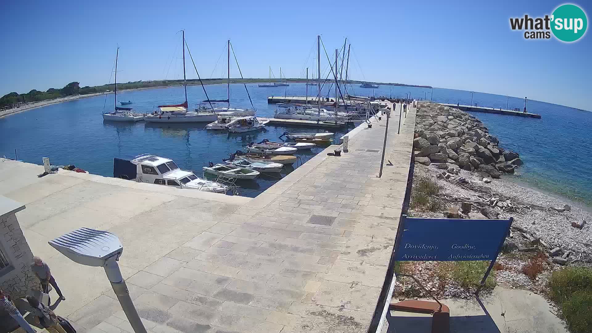 Webcam de l’île d’Unije – Explorez la beauté du joyau caché de la Croatie