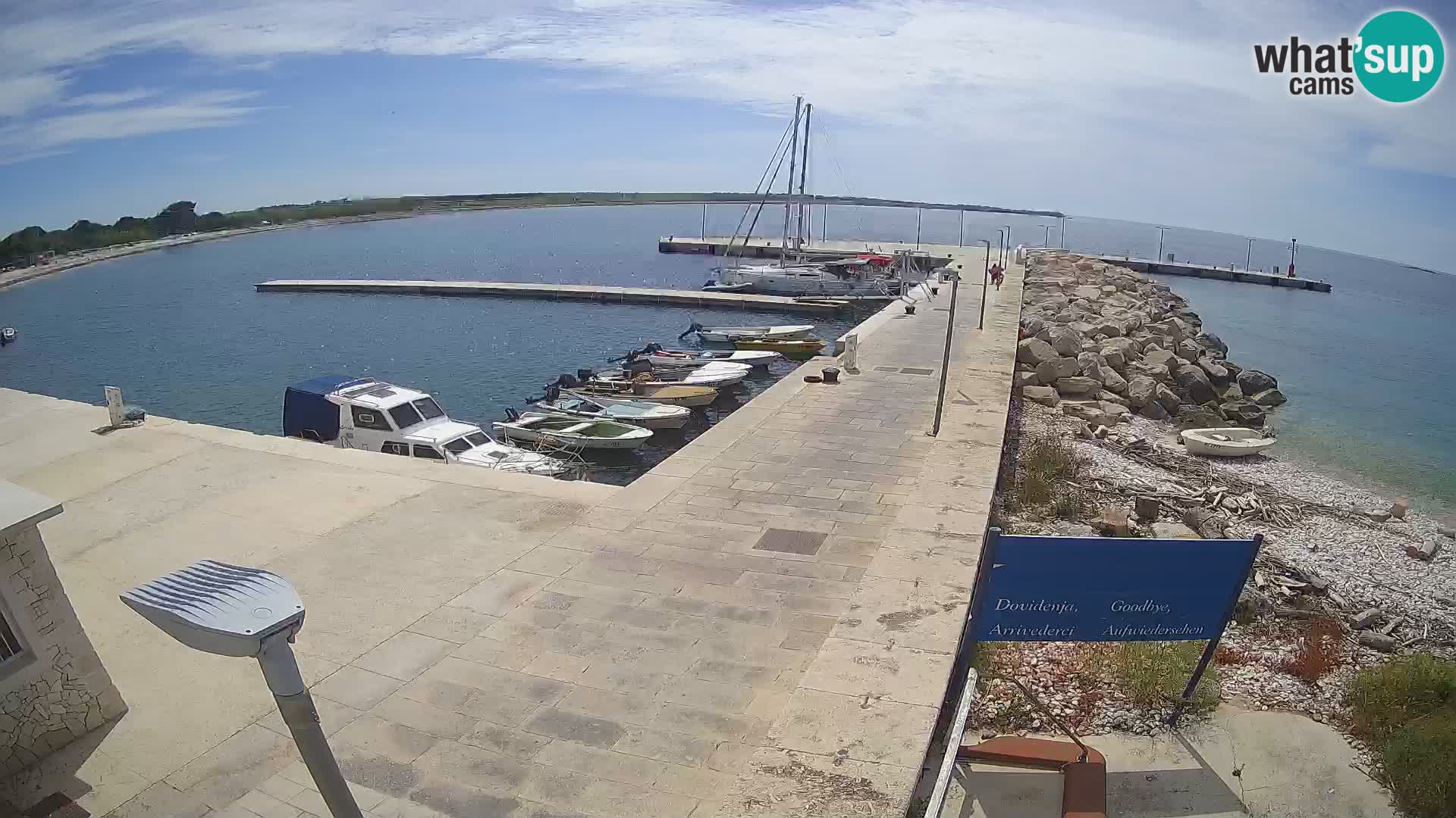 Webcam de l’île d’Unije – Explorez la beauté du joyau caché de la Croatie