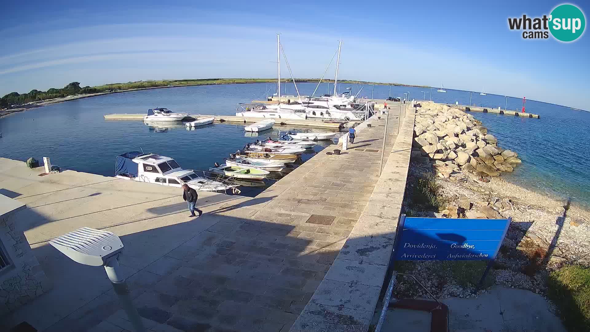 Webcam de l’île d’Unije – Explorez la beauté du joyau caché de la Croatie